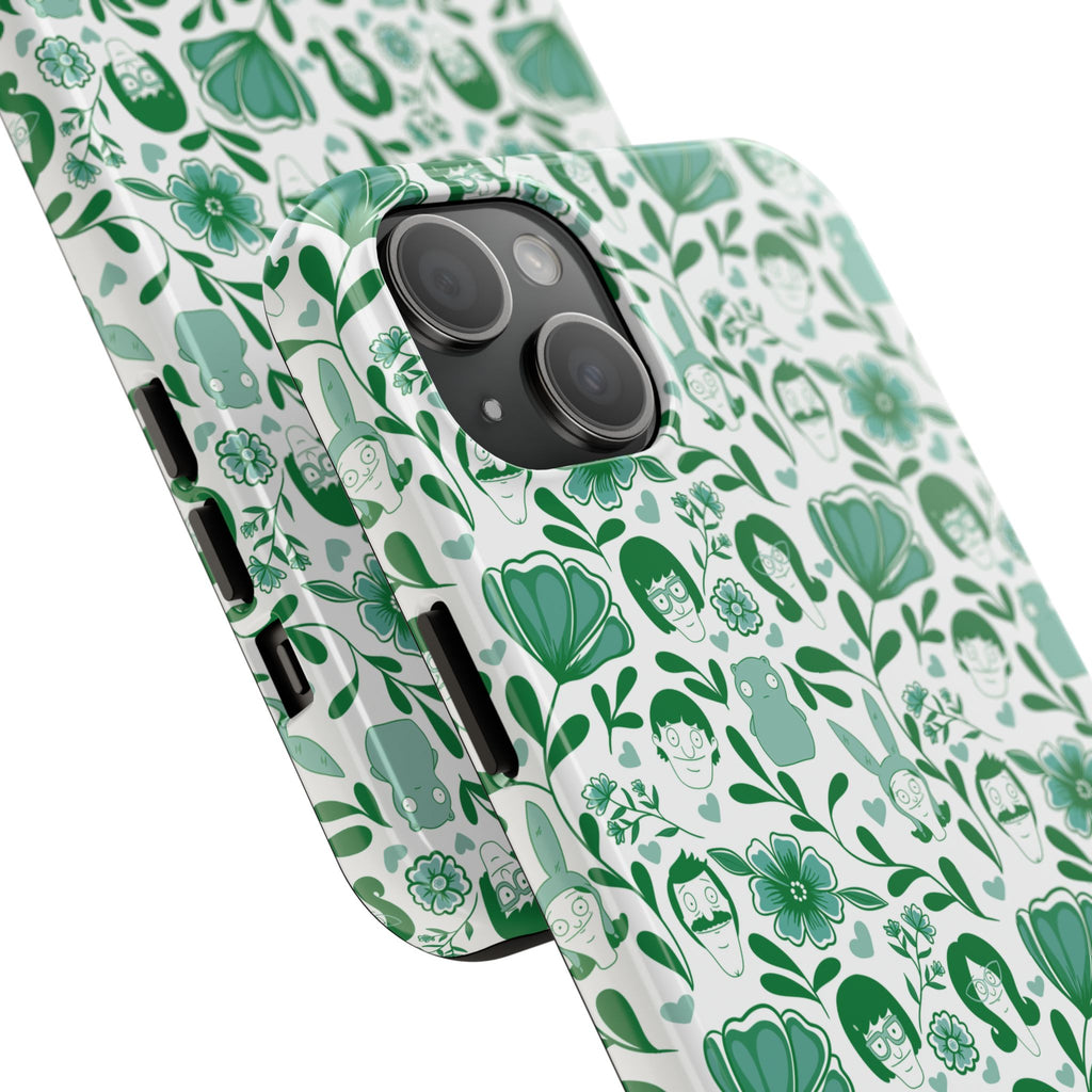 Belcher's Green Fine China Tough Phone Case (iPhone, Samsung) Not MagSafe!