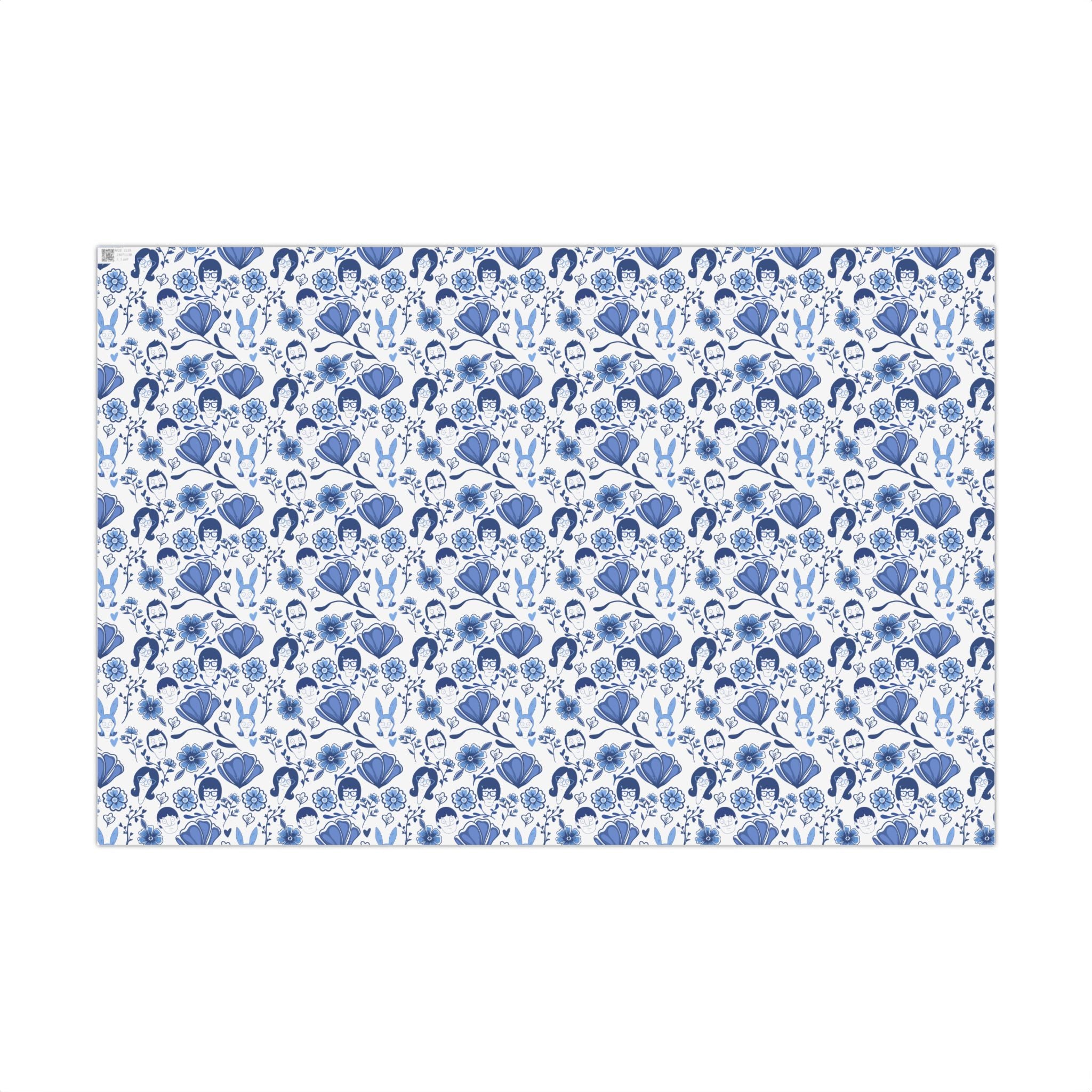 Bob's Burgers Inspired Fine China Floral Gift Wrap