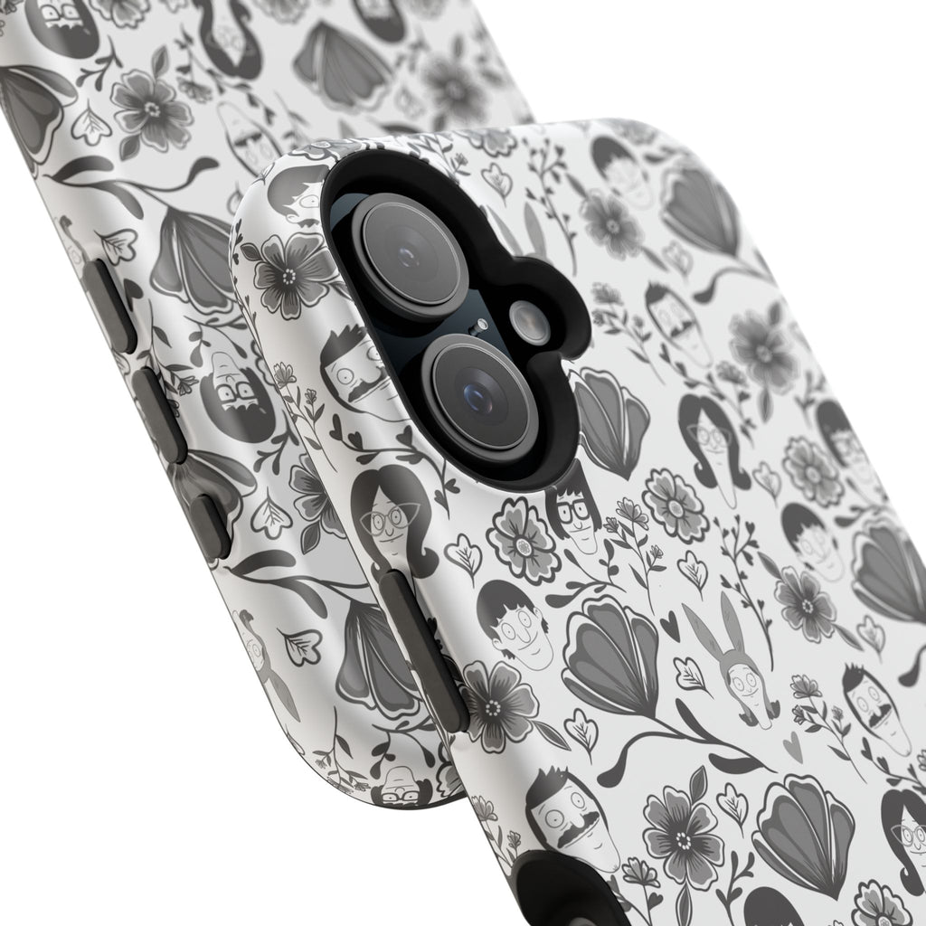 Belcher's Fine China iPhone Case V1 Monochrome – Magnetic Impact-Resistant