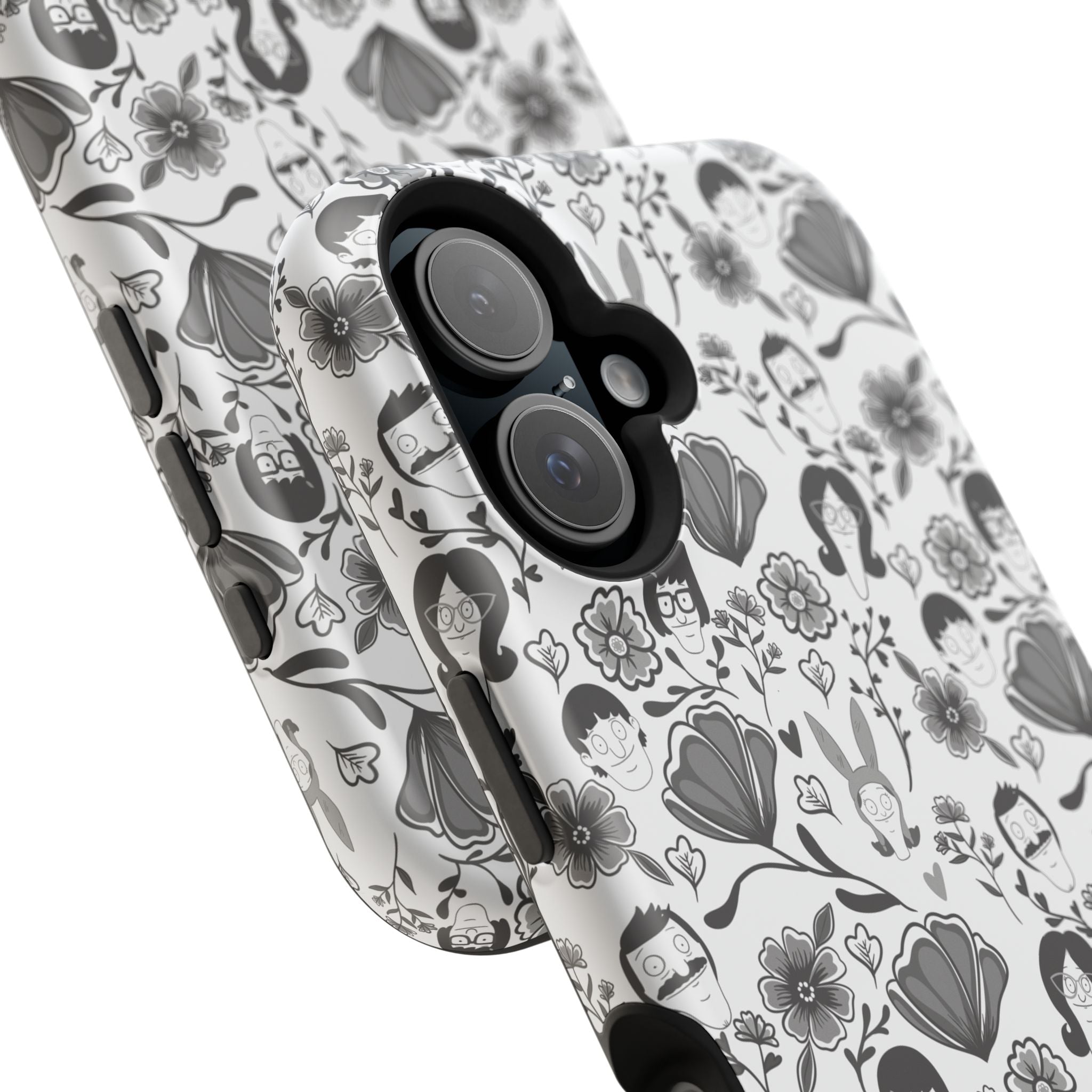 Belcher's Fine China iPhone Case V1 Monochrome – Magnetic Impact-Resistant