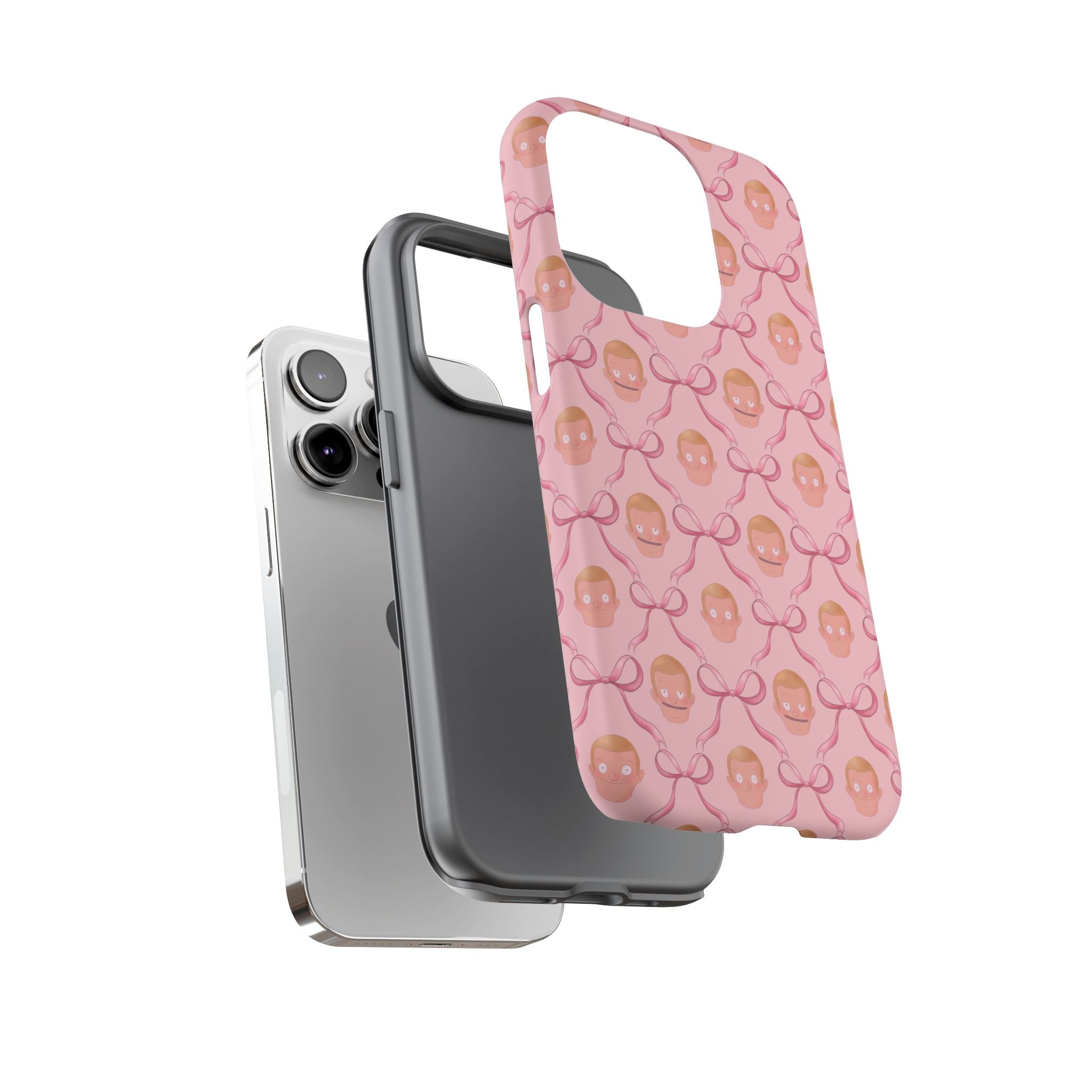 Bob's Burgers Inspired Regular Size Rudy Pink Coquette Tough Case for iPhone, Google, and Samsung