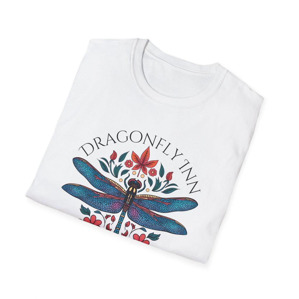 Dragonfly Inn Inspired Graphic T-Shirt, Boho Tee, Nature Lover Gift, Comfortable Casual Wear, Perfect for Summer