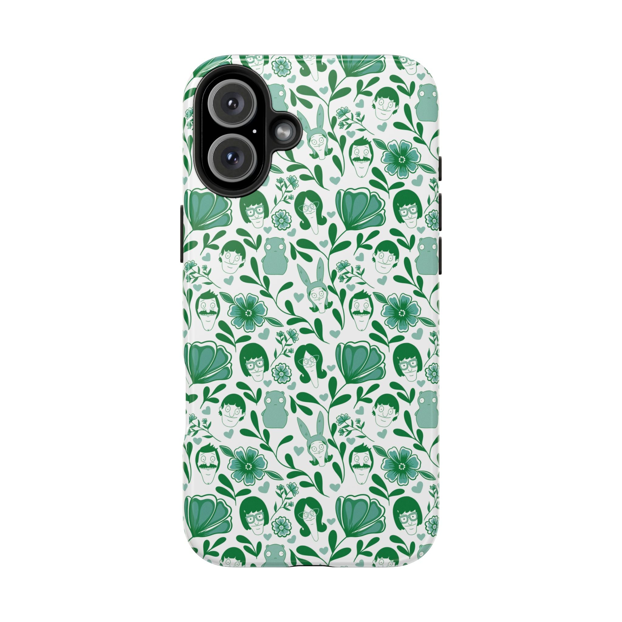 Belcher's Green Fine China Tough Phone Case (iPhone, Samsung) Not MagSafe!