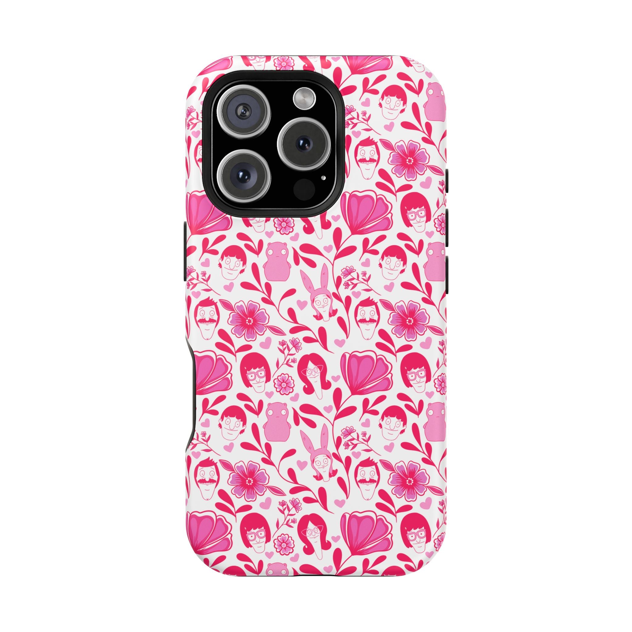 Belcher's Fine China iPhone Case V1 Pink – Magnetic Impact-Resistant