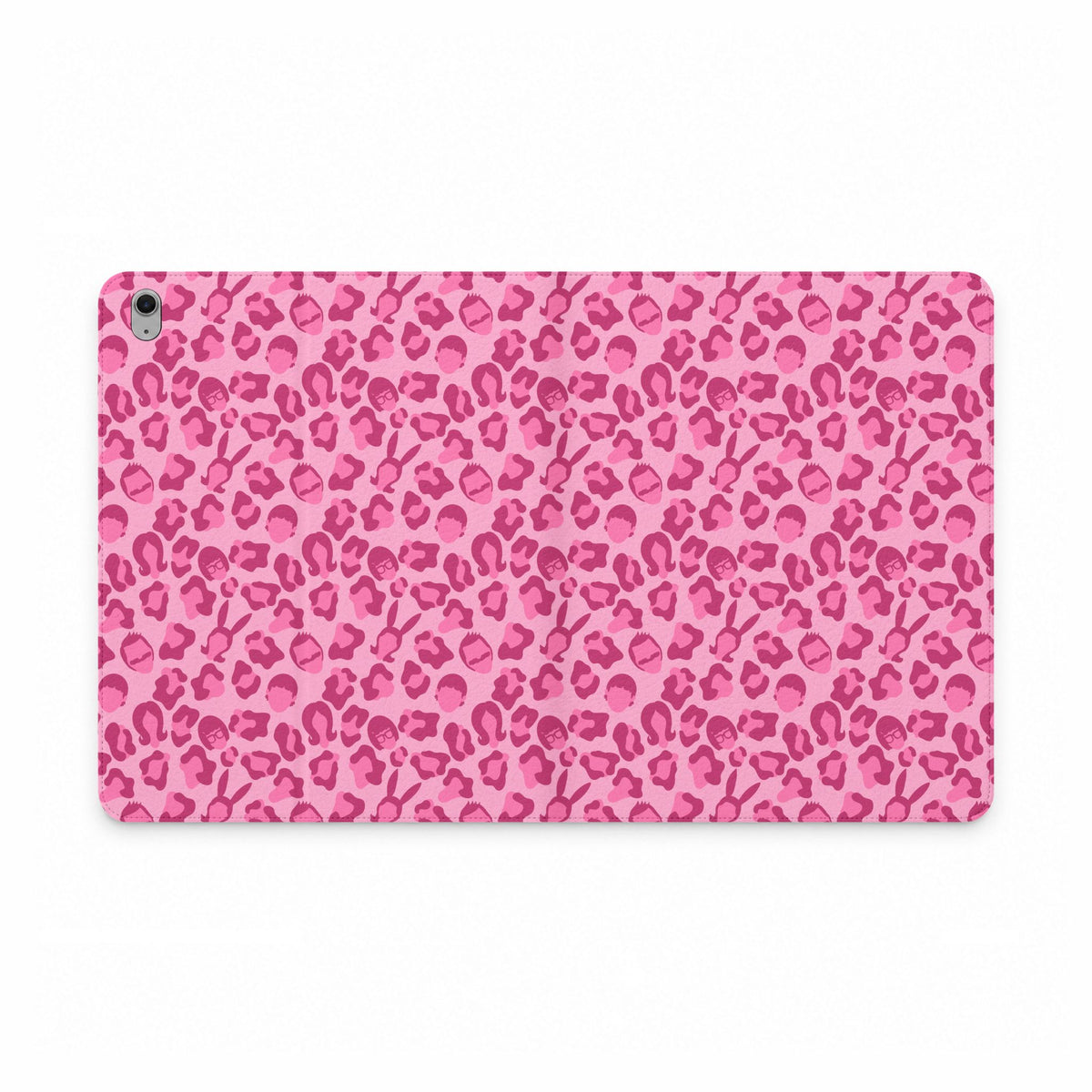 Belchers Leopard Print Tablet Folio Case Pink Edition