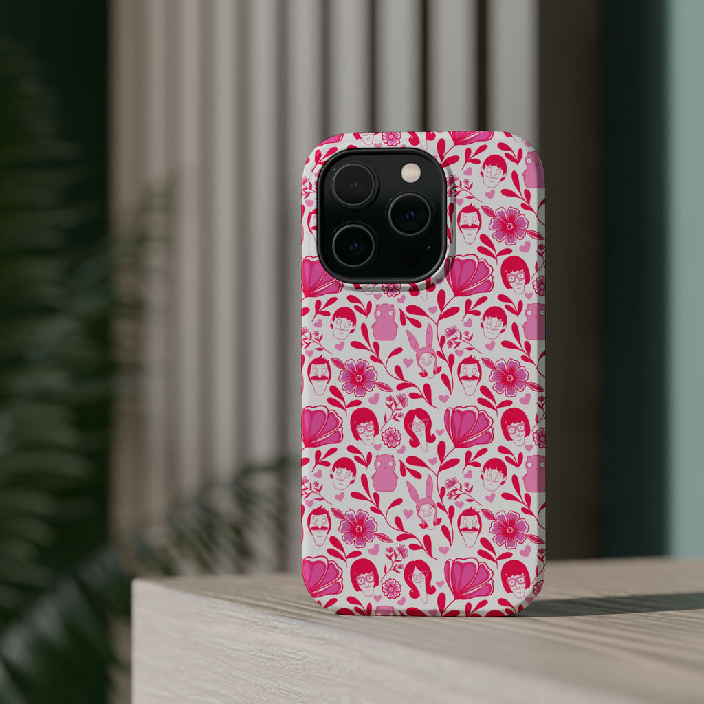 Belcher's Fine China iPhone Case V1 Pink – Magnetic Impact-Resistant