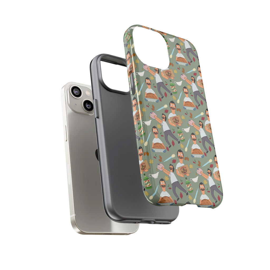 Bob's Burgers Inspired Thanksgiving Bob V1 Tough Case for iPhone, Samsung, and Google Phones
