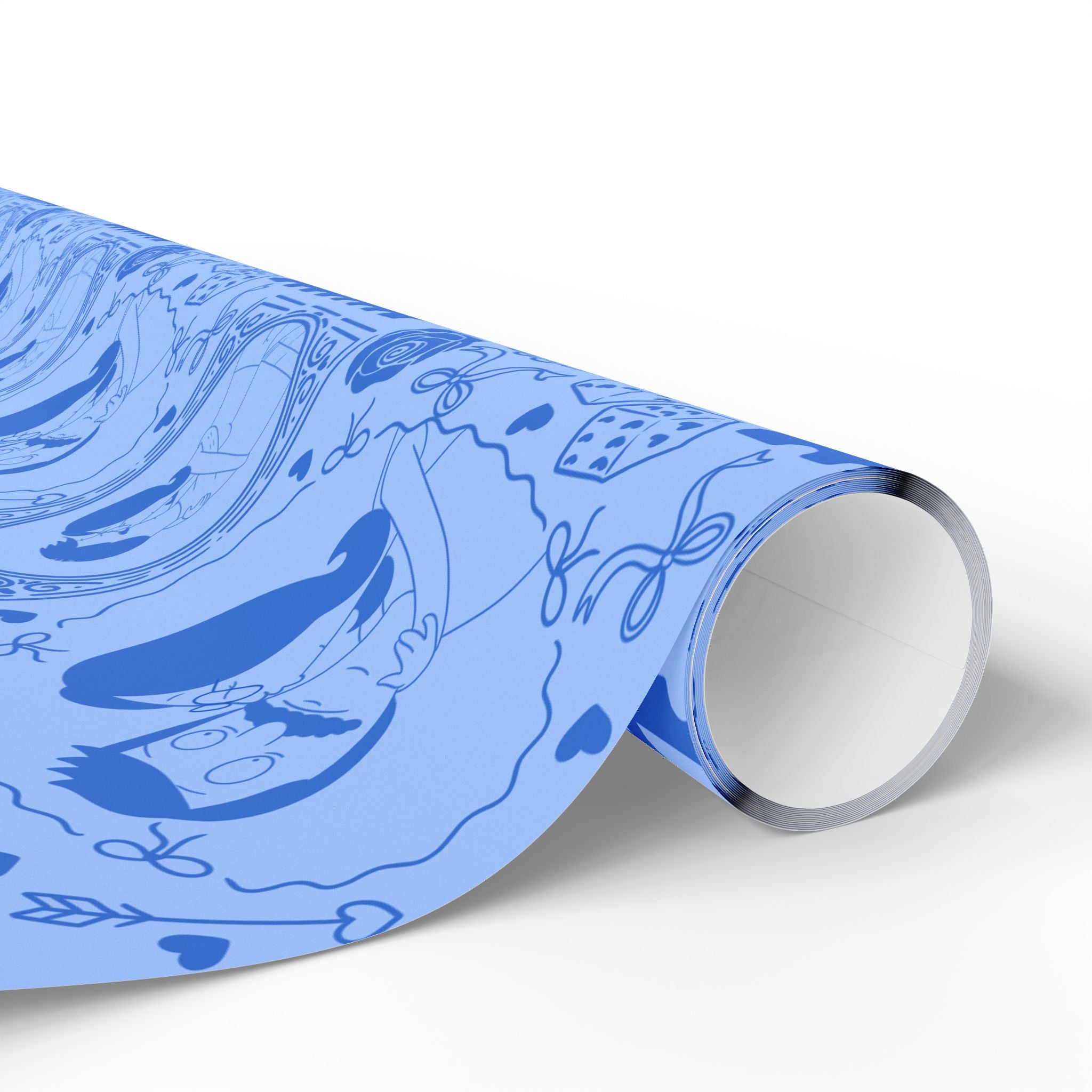 Belcher's Blue Valentine's Gift Wrap