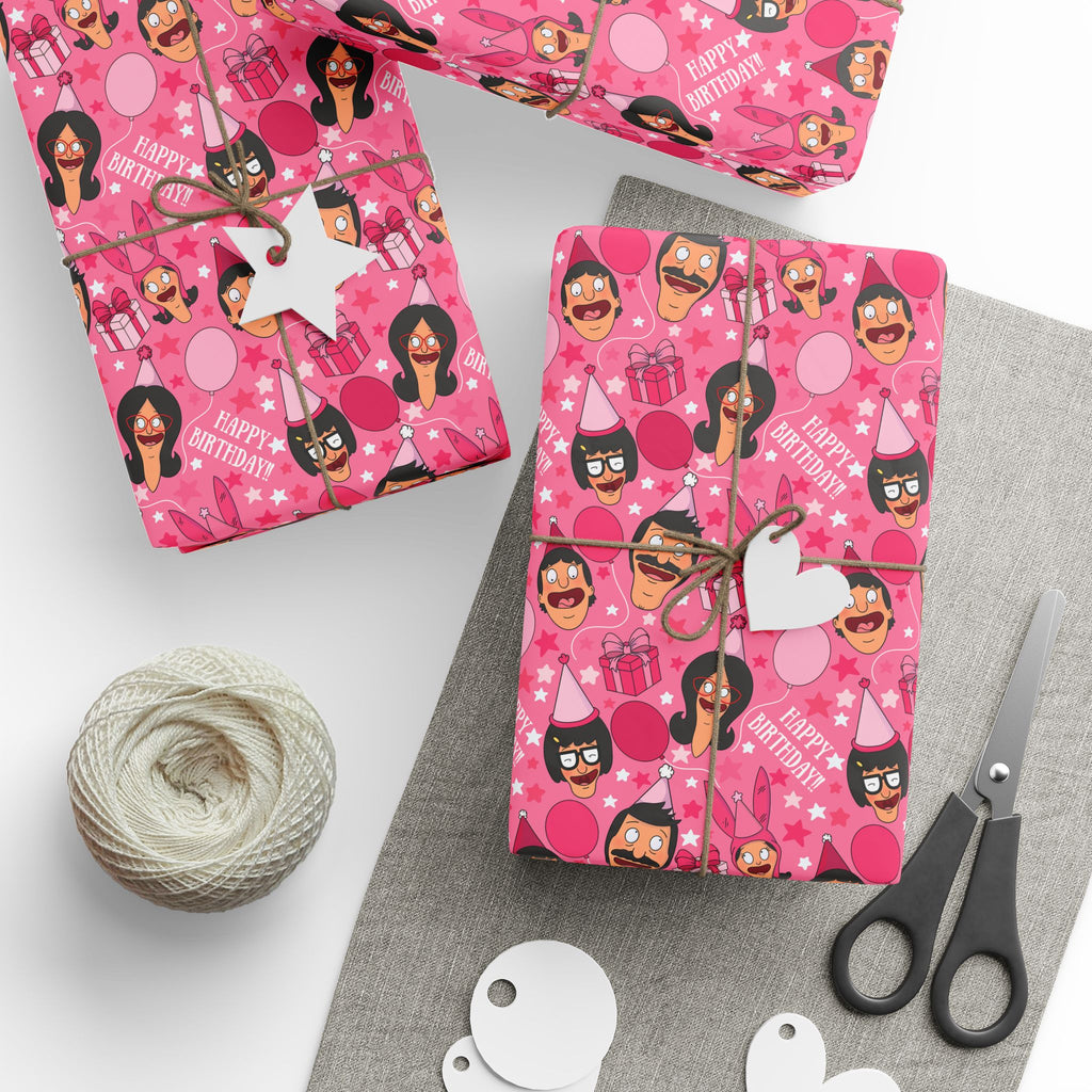 The Belcher's Birthday Gift Wrap-Pink Edition
