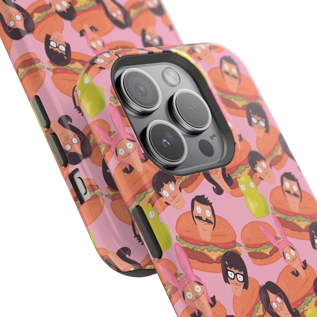 Belcher's Burger Time - Pink Magnetic Impact-Resistant iPhone Case