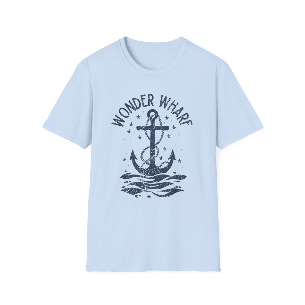 Bob's Burgers Wonder Wharf Inspired Anchor T-Shirt, Nautical Tee, Unisex Ocean Shirt, Beach Lover Gift, Summer Style Essential