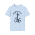Bob's Burgers Wonder Wharf Inspired Anchor T-Shirt, Nautical Tee, Unisex Ocean Shirt, Beach Lover Gift, Summer Style Essential