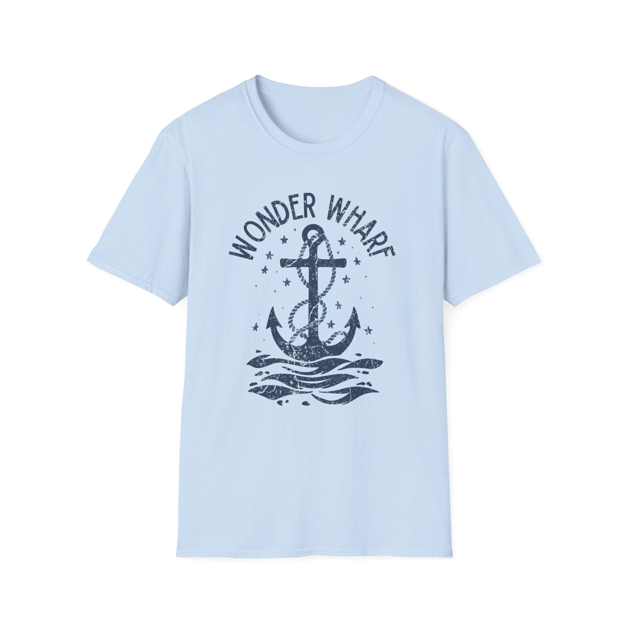 Bob's Burgers Wonder Wharf Inspired Anchor T-Shirt, Nautical Tee, Unisex Ocean Shirt, Beach Lover Gift, Summer Style Essential