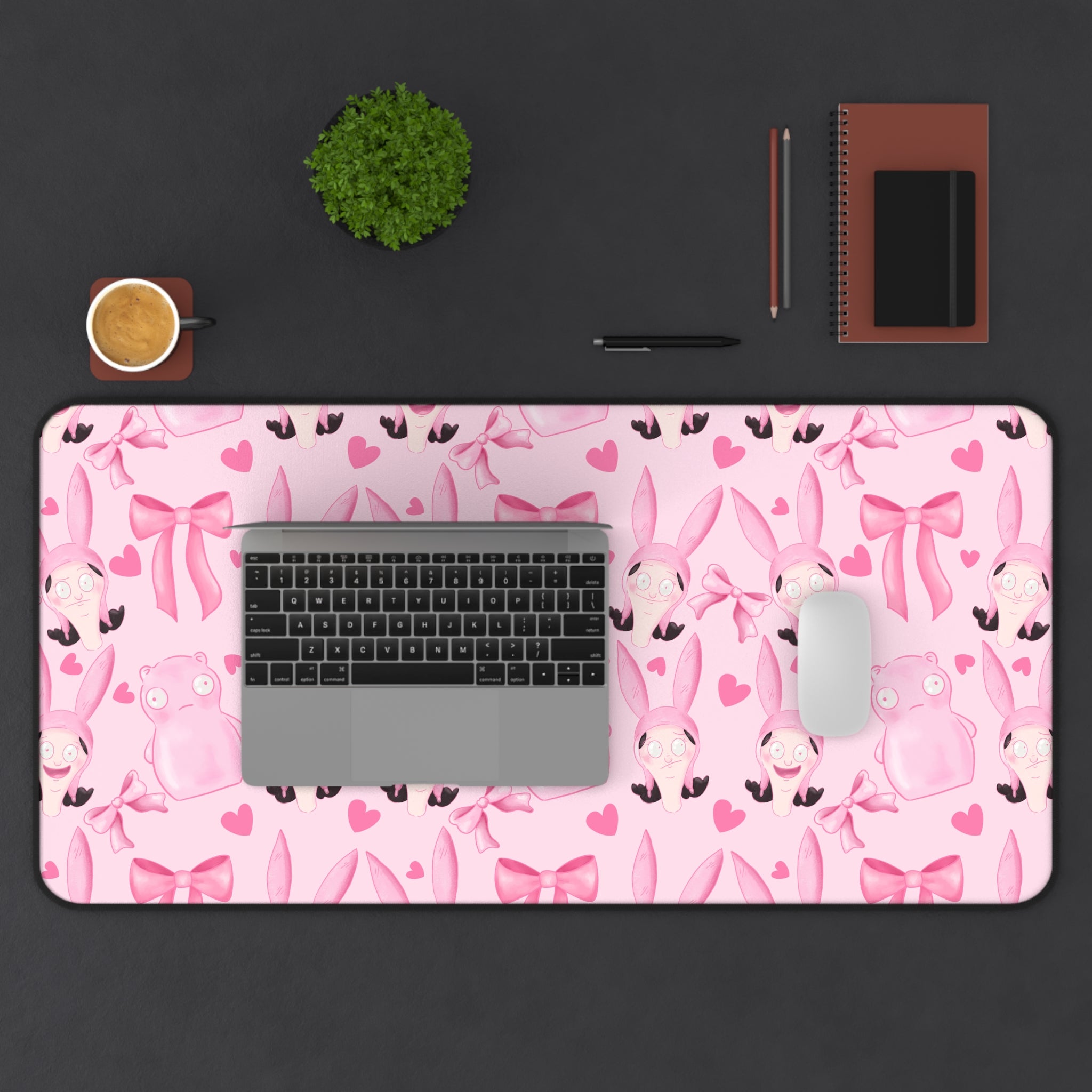 Bobs Burgers Pink Desk Pad