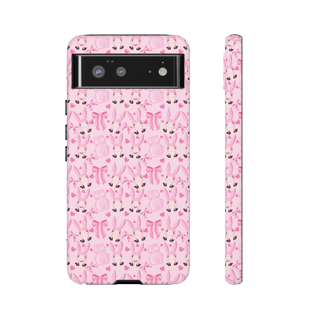 Bob's Burgers Inspired Coquette Louise Tough Case for iPhone, Google, and Samsung