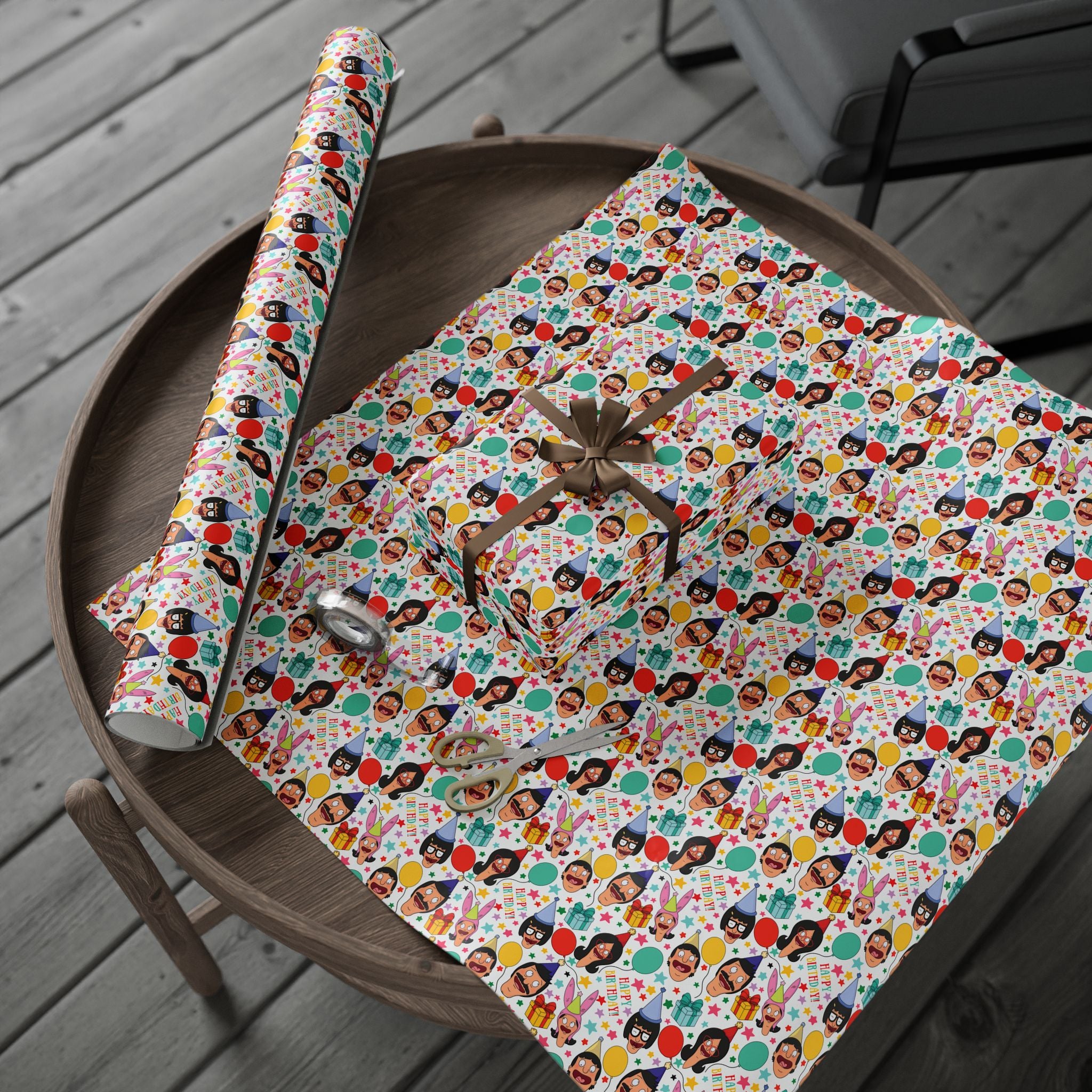 The Belcher's Birthday Gift Wrap