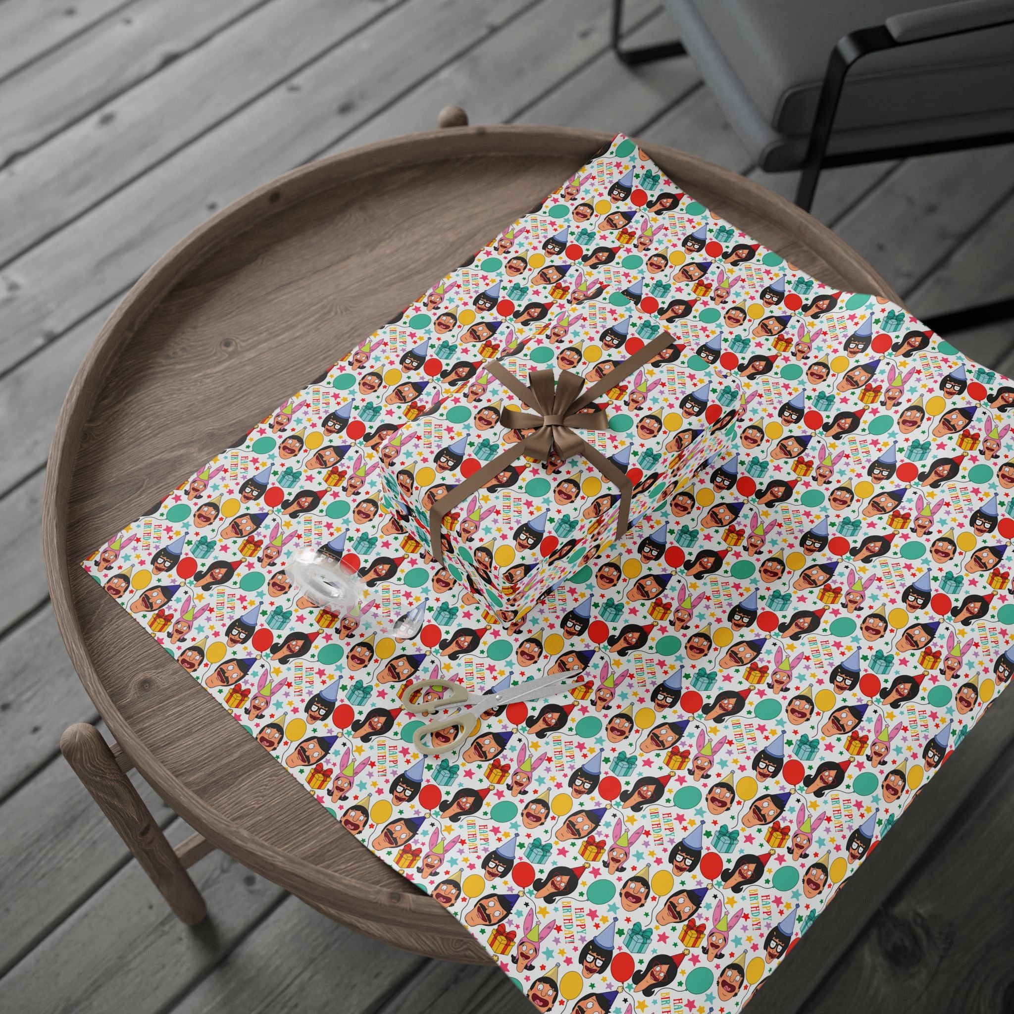The Belcher's Birthday Gift Wrap