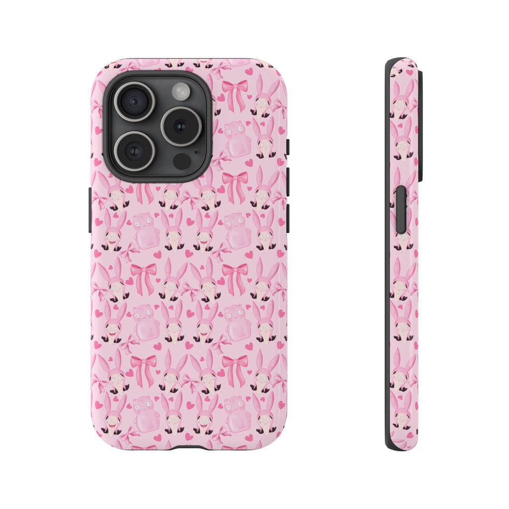 Bob's Burgers Inspired Coquette Louise Tough Case for iPhone, Google, and Samsung