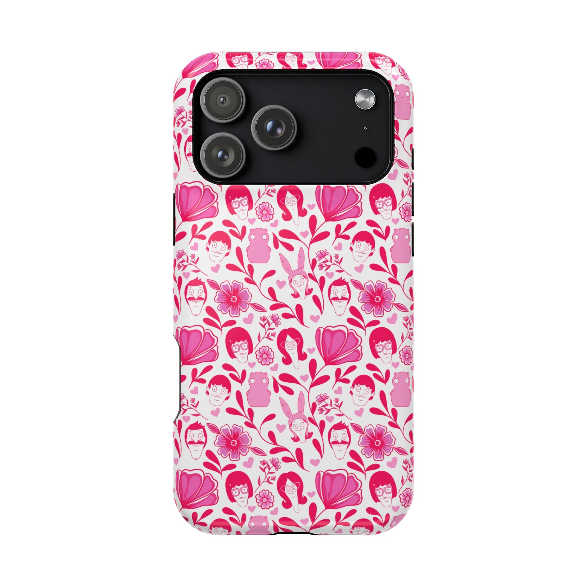 Belcher's Fine China iPhone Case V1 Pink – Magnetic Impact-Resistant