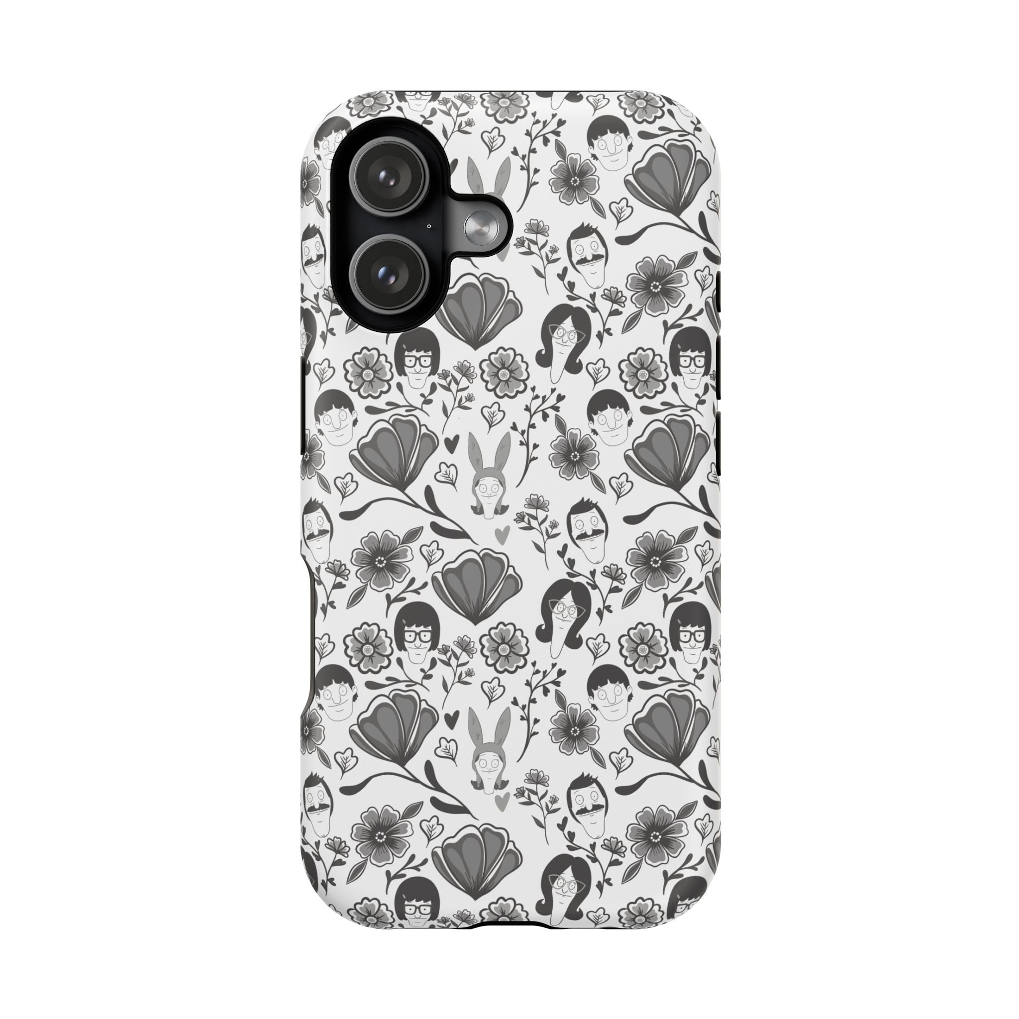 Belcher's Fine China iPhone Case V1 Monochrome – Magnetic Impact-Resistant