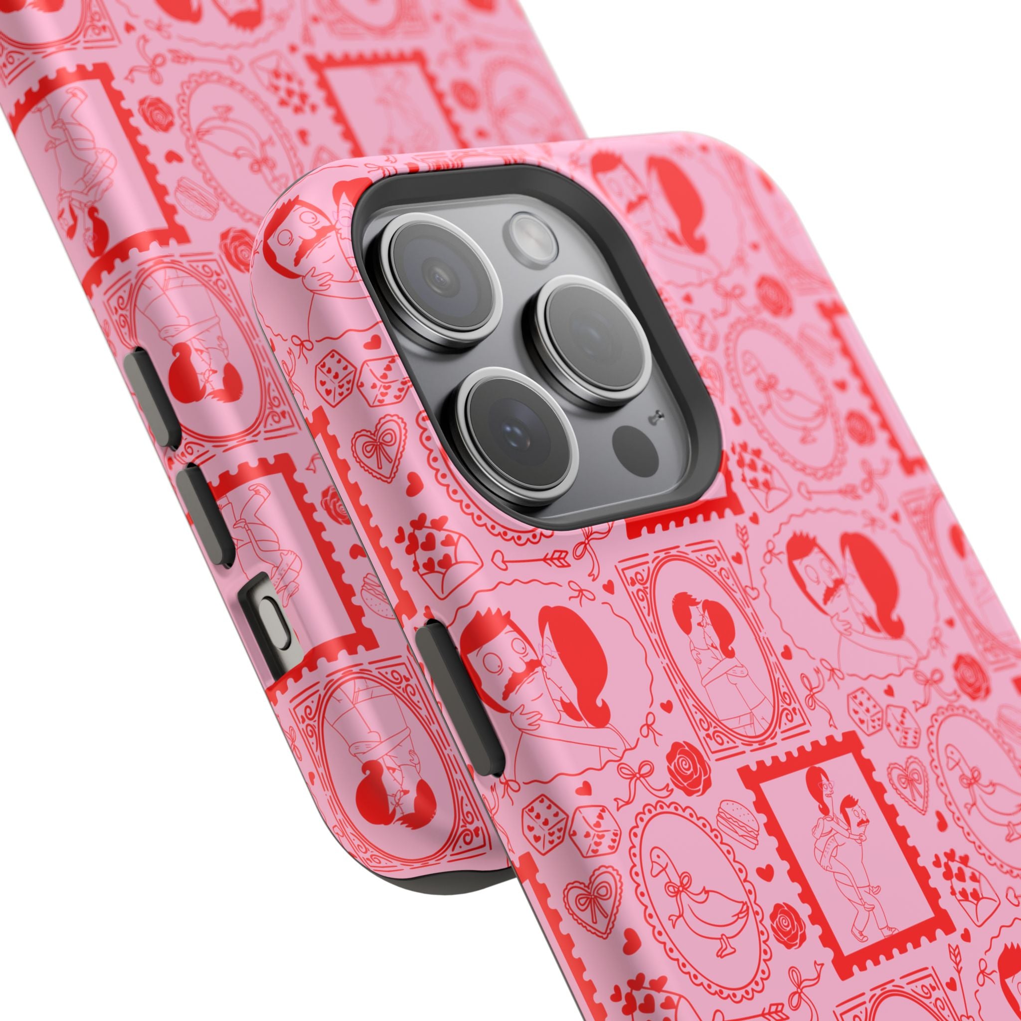 Linda & Bob Valentine's iPhone Case – Magnetic Impact-Resistant PINK