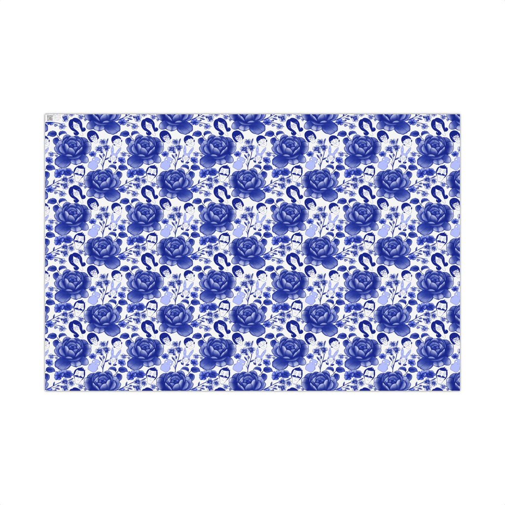 Belcher's Floral Fine China Wrapping Paper