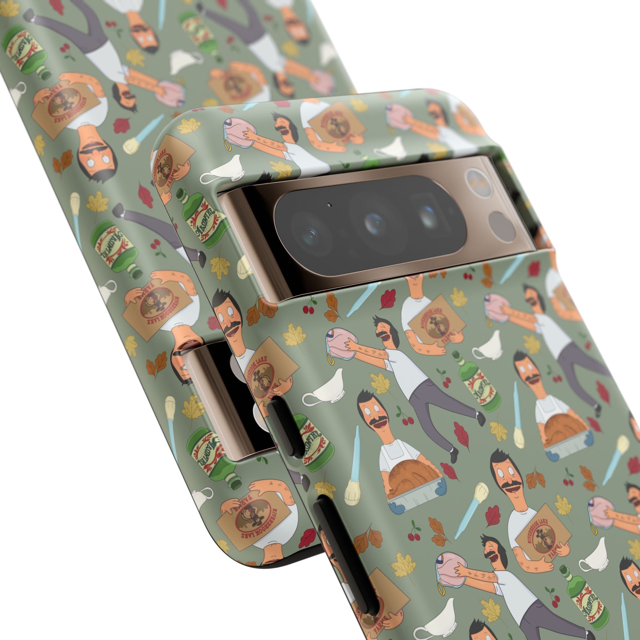 Bob's Burgers Inspired Thanksgiving Bob V1 Tough Case for iPhone, Samsung, and Google Phones