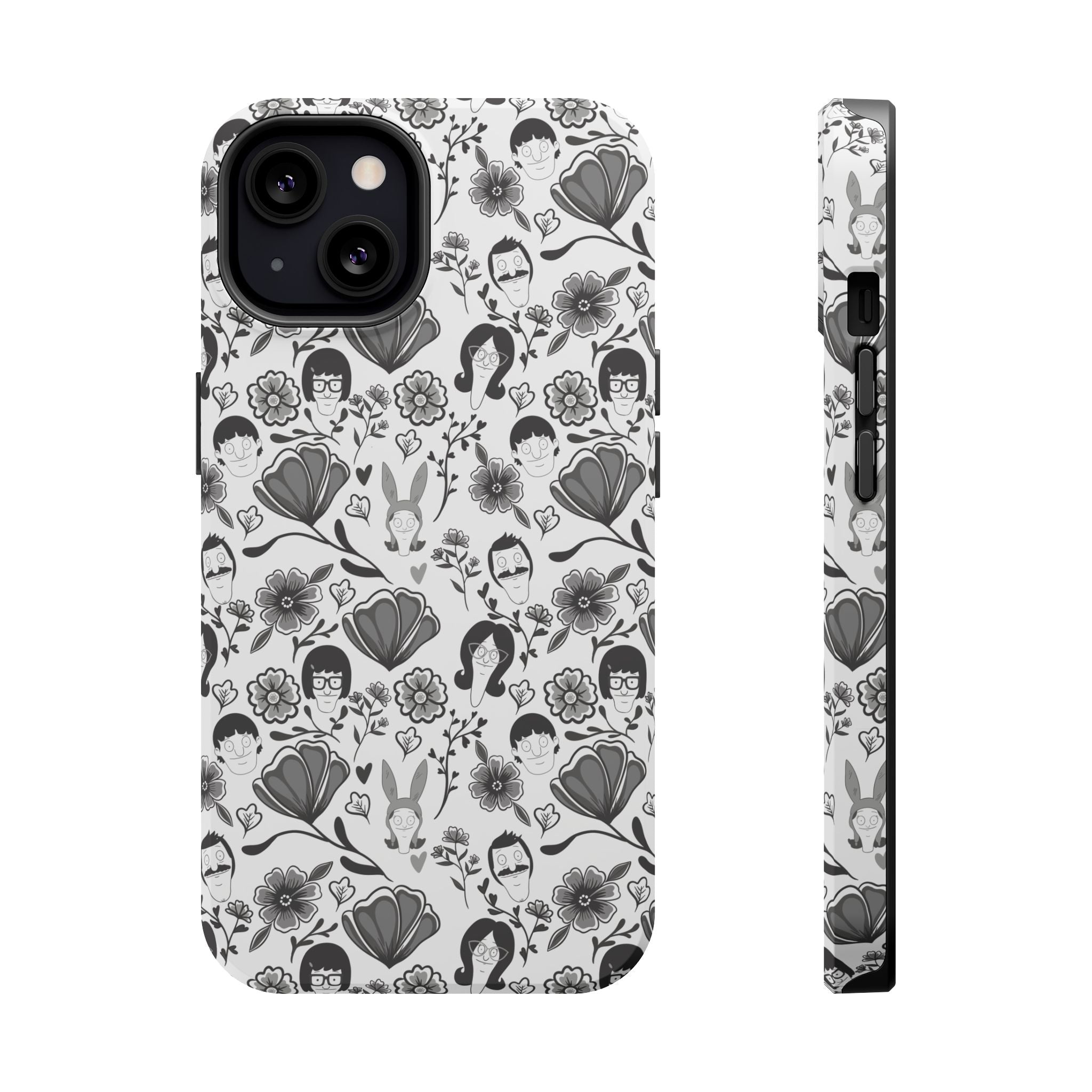 Belcher's Fine China iPhone Case V1 Monochrome – Magnetic Impact-Resistant
