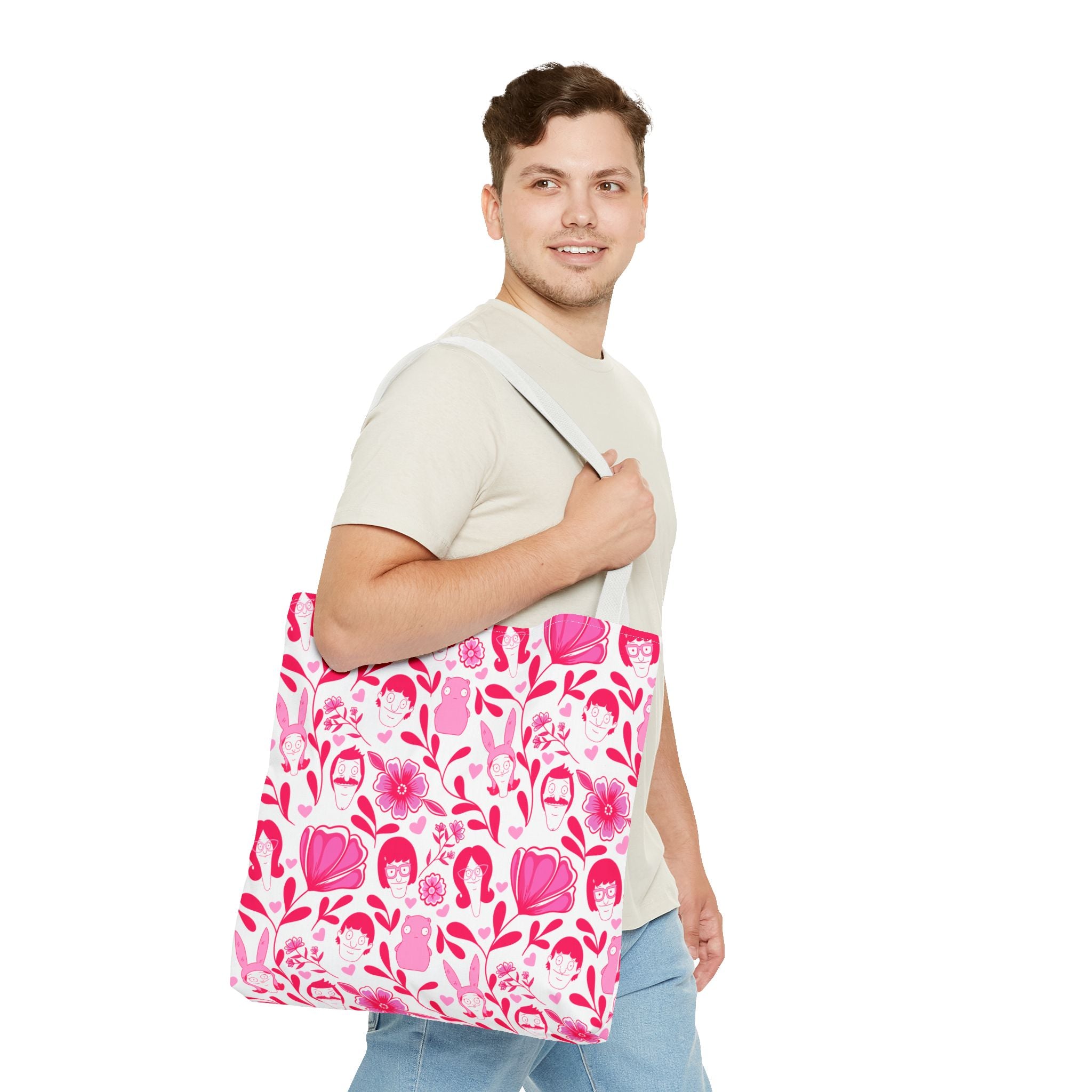 Pink Belcher's Fine China Tote Bag