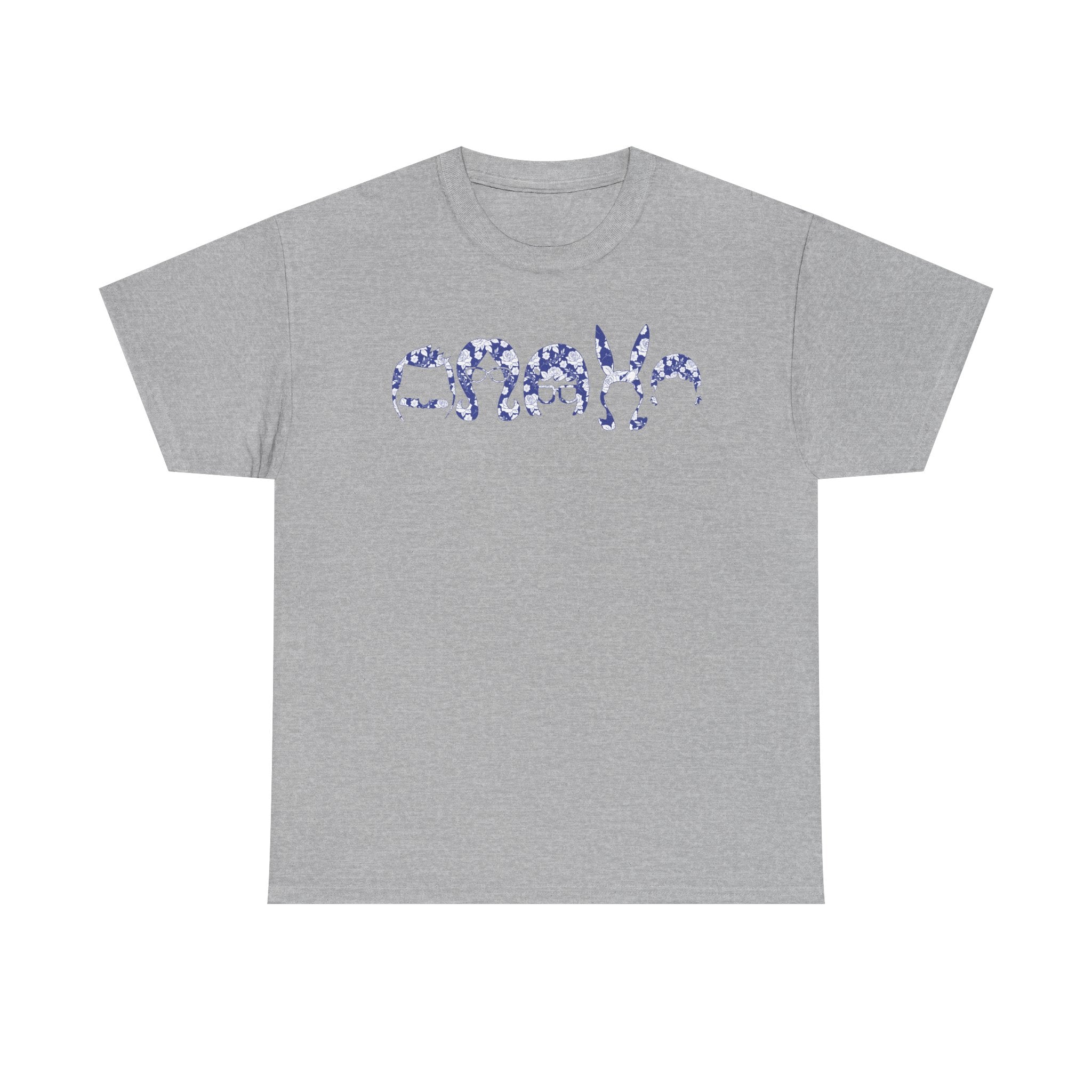 Belchers Blue Floral Script Tee — Unisex T-Shirt