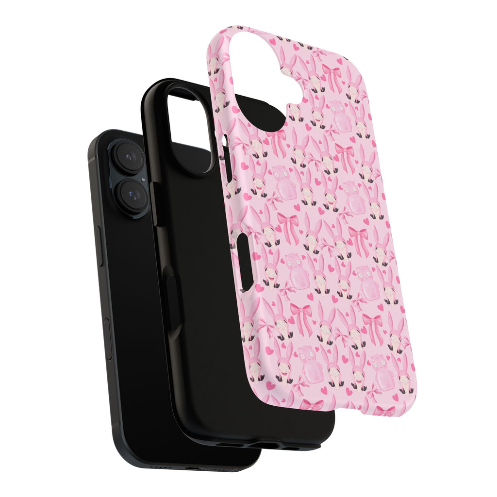 Bob's Burgers Inspired Coquette Louise Tough Case for iPhone, Google, and Samsung