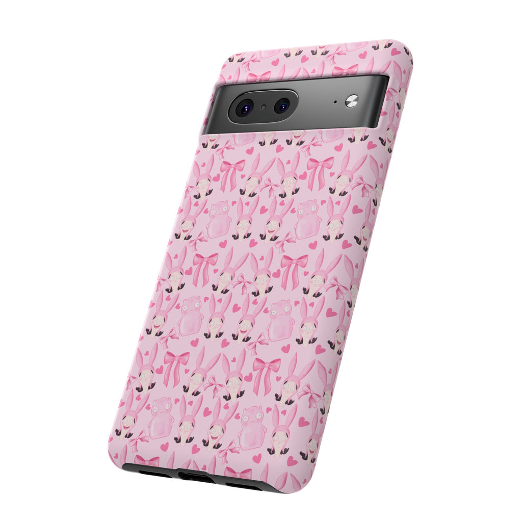 Bob's Burgers Inspired Coquette Louise Tough Case for iPhone, Google, and Samsung