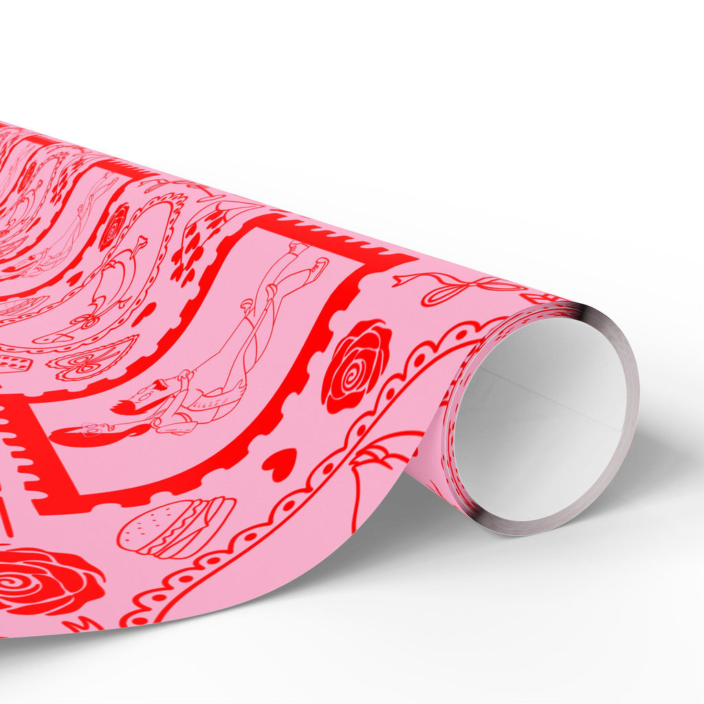 Belcher's Pink Valentine's Gift Wrap