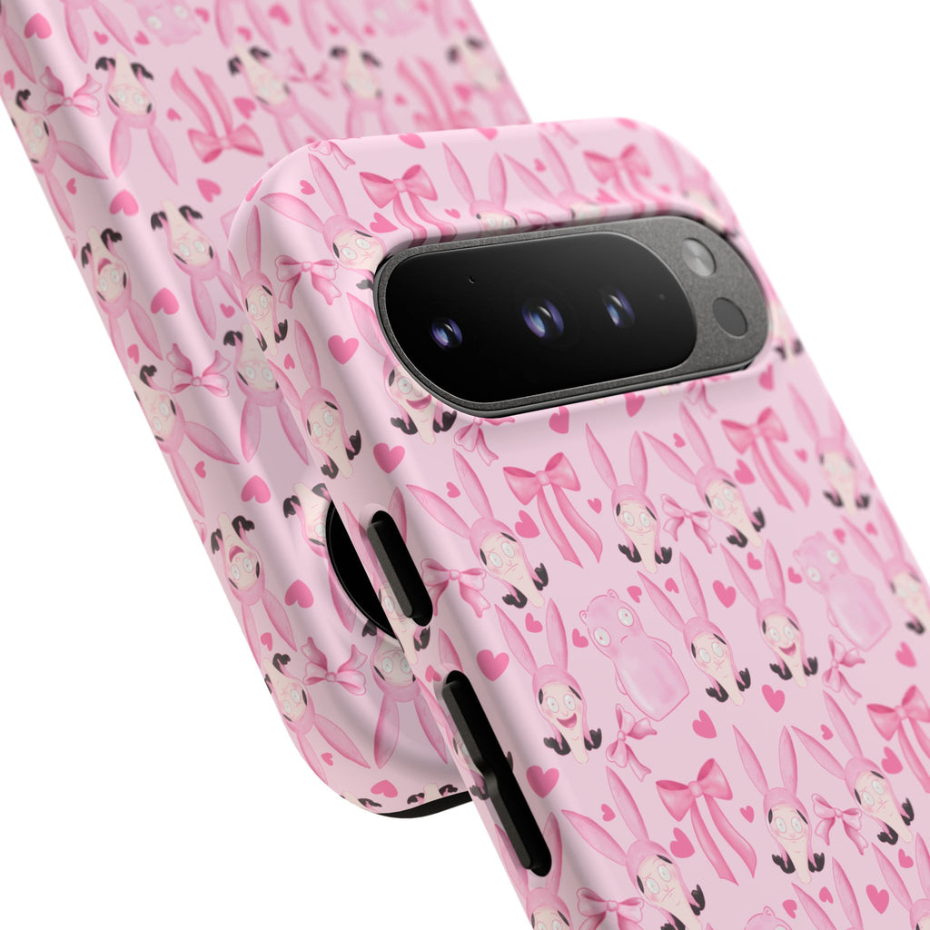 Bob's Burgers Inspired Coquette Louise Tough Case for iPhone, Google, and Samsung