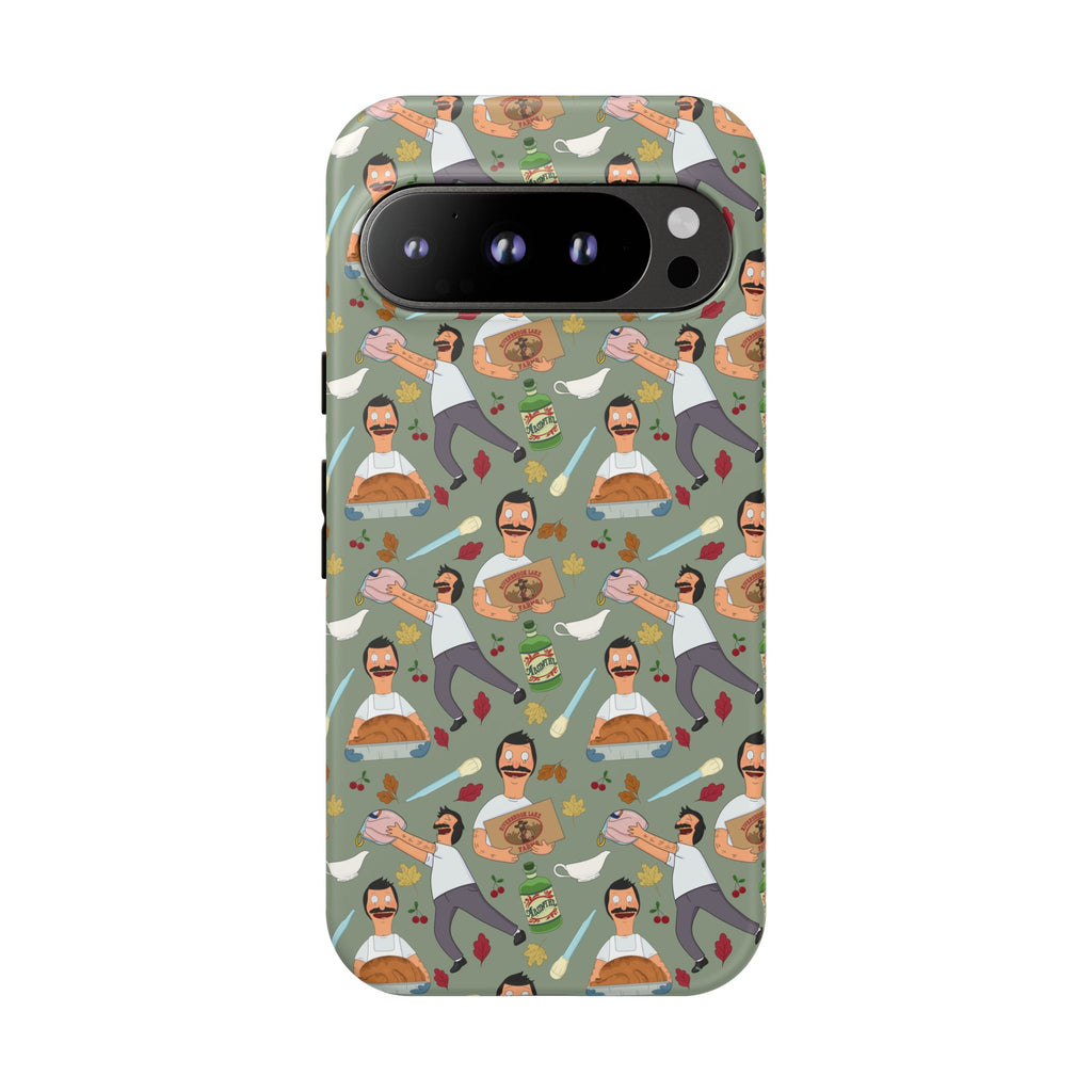 Bob's Burgers Inspired Thanksgiving Bob V1 Tough Case for iPhone, Samsung, and Google Phones