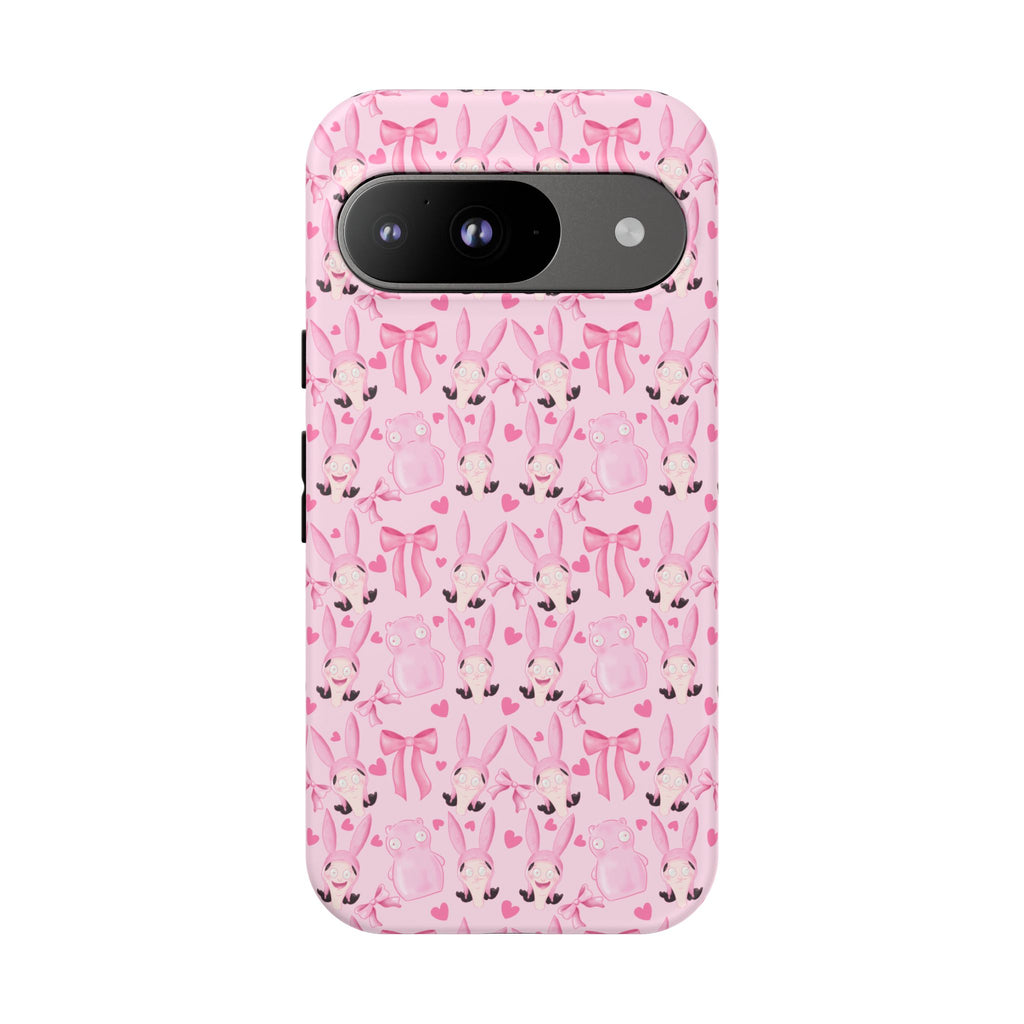 Bob's Burgers Inspired Coquette Louise Tough Case for iPhone, Google, and Samsung