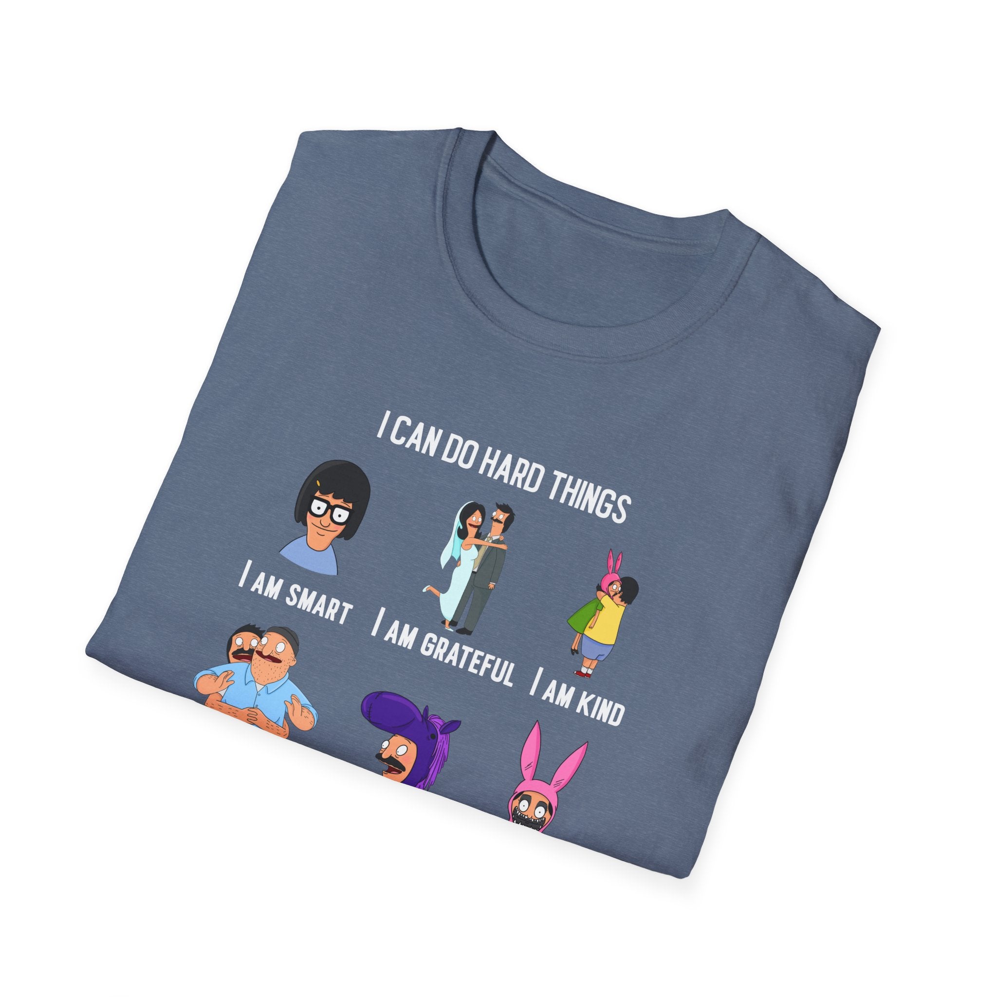 Bob's Burgers Inspired I Can Do Hard Things Unisex Softstyle T-Shirt