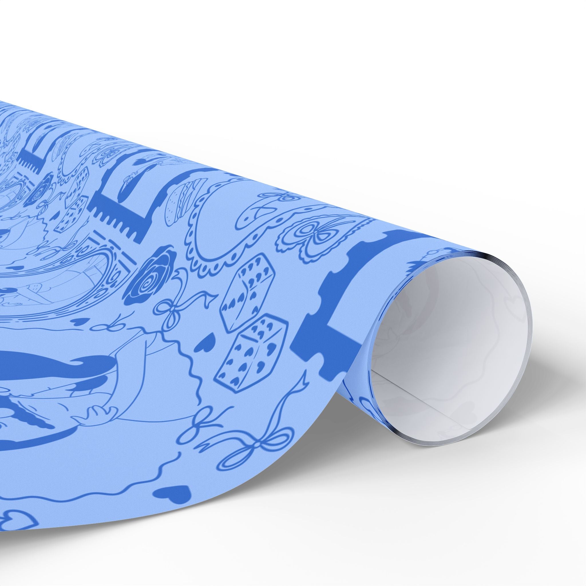 Belcher's Blue Valentine's Gift Wrap