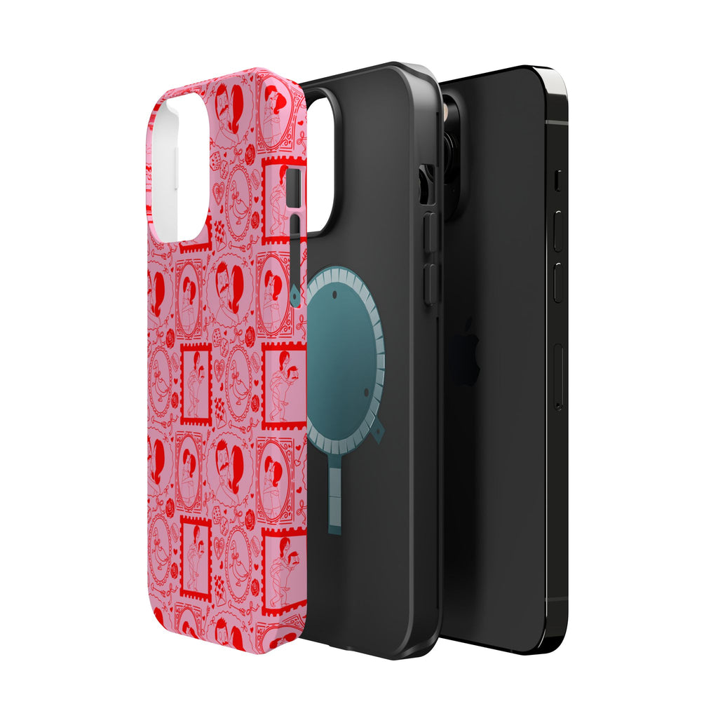 Linda & Bob Valentine's iPhone Case – Magnetic Impact-Resistant PINK
