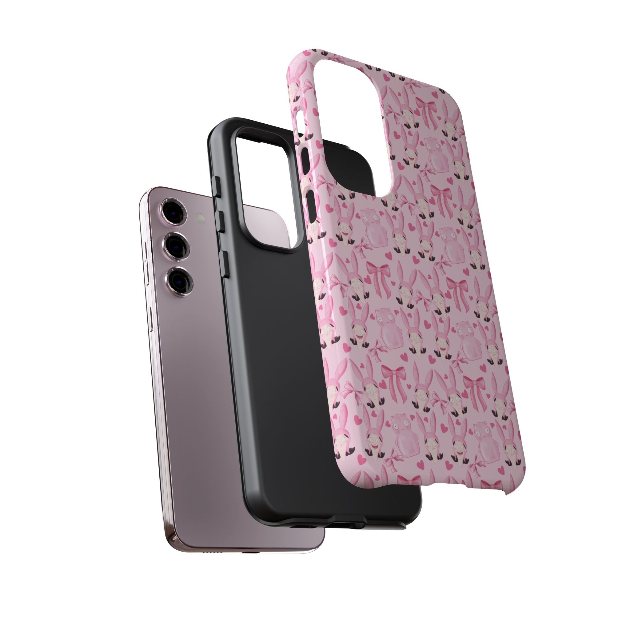 Bob's Burgers Inspired Coquette Louise Tough Case for iPhone, Google, and Samsung