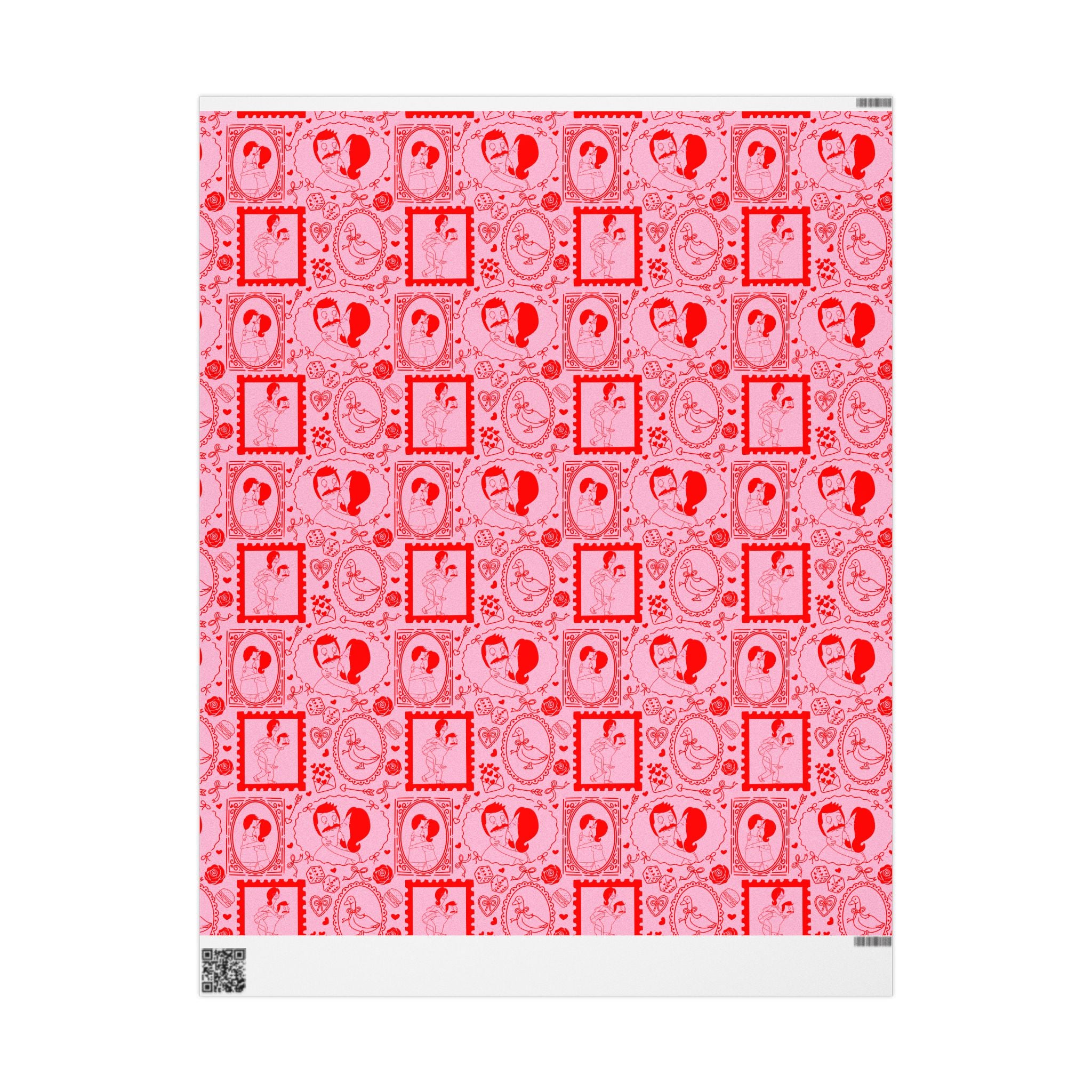 Belcher's Pink Valentine's Gift Wrap