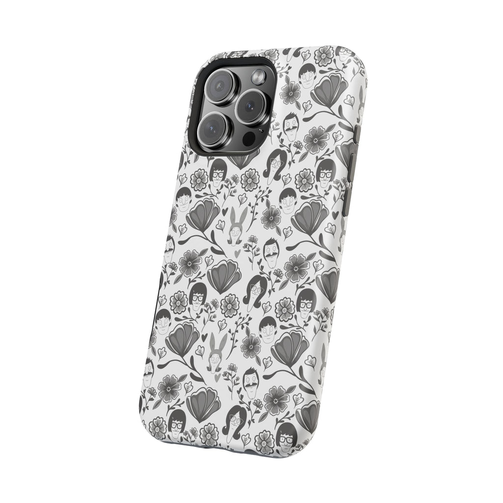 Belcher's Fine China iPhone Case V1 Monochrome – Magnetic Impact-Resistant