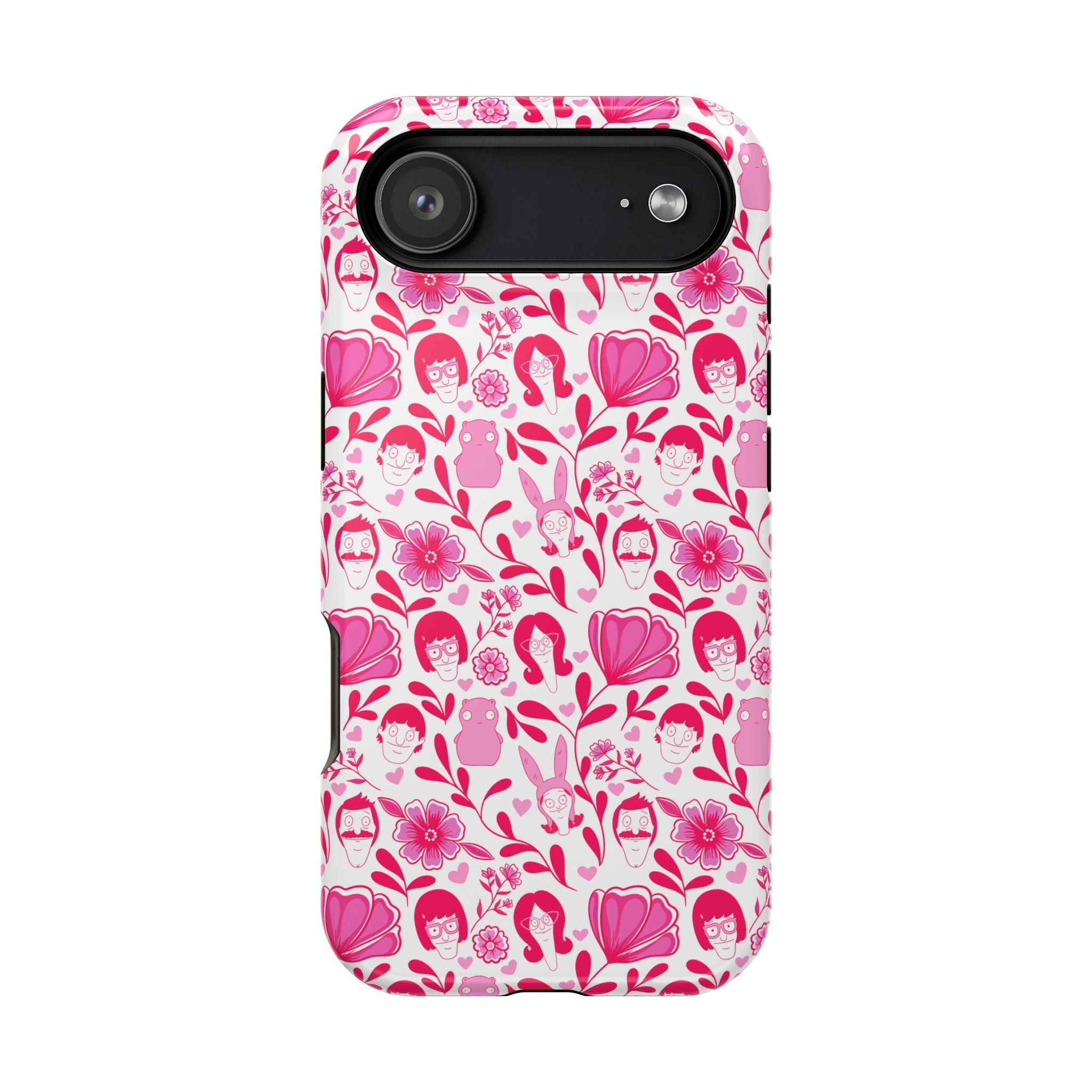 Belcher's Fine China iPhone Case V1 Pink – Magnetic Impact-Resistant