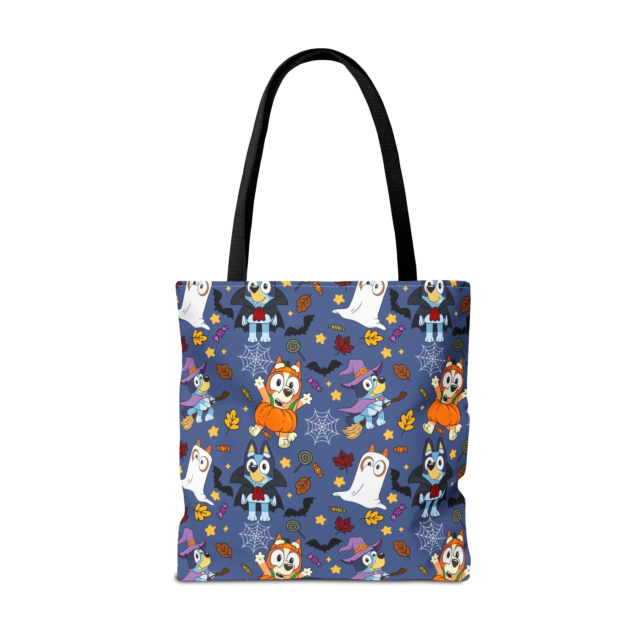 Blue Dog and Fam Trick or Treat Tote Bag