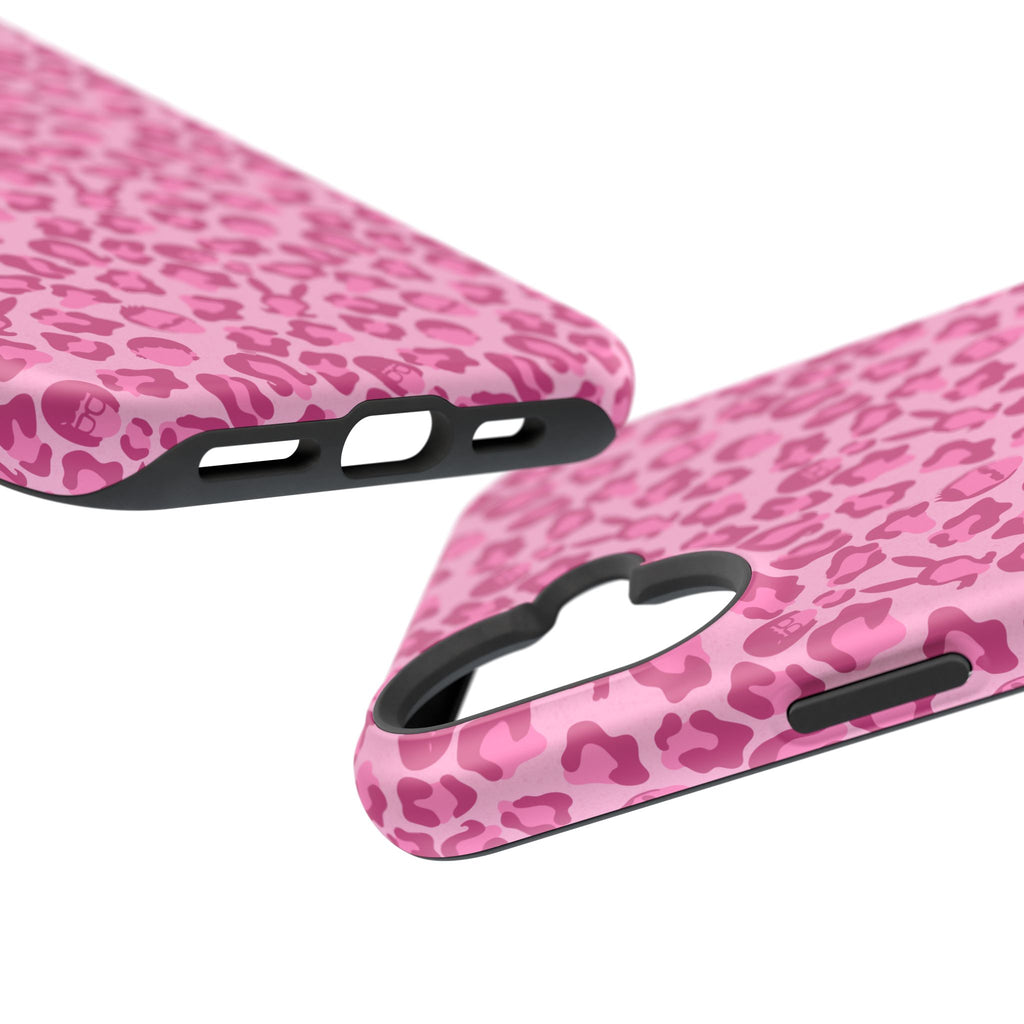 Pink Leopard Print Belchers Phone Case – Magnetic Impact-Resistant