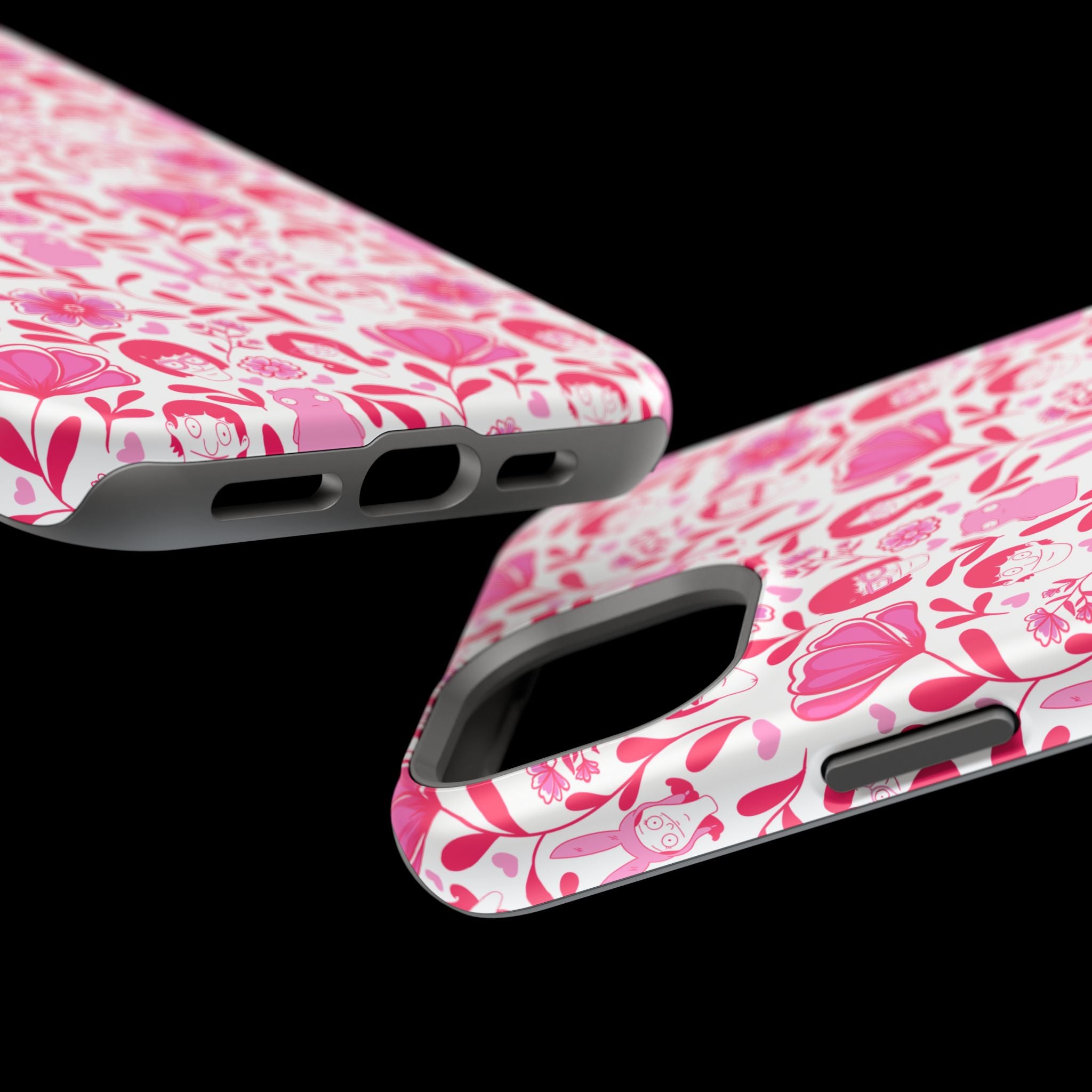 Belcher's Fine China iPhone Case V1 Pink – Magnetic Impact-Resistant
