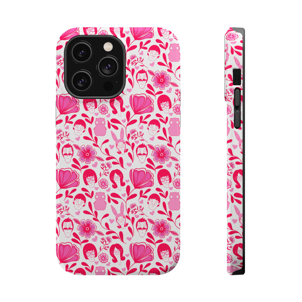 Belcher's Fine China iPhone Case V1 Pink – Magnetic Impact-Resistant