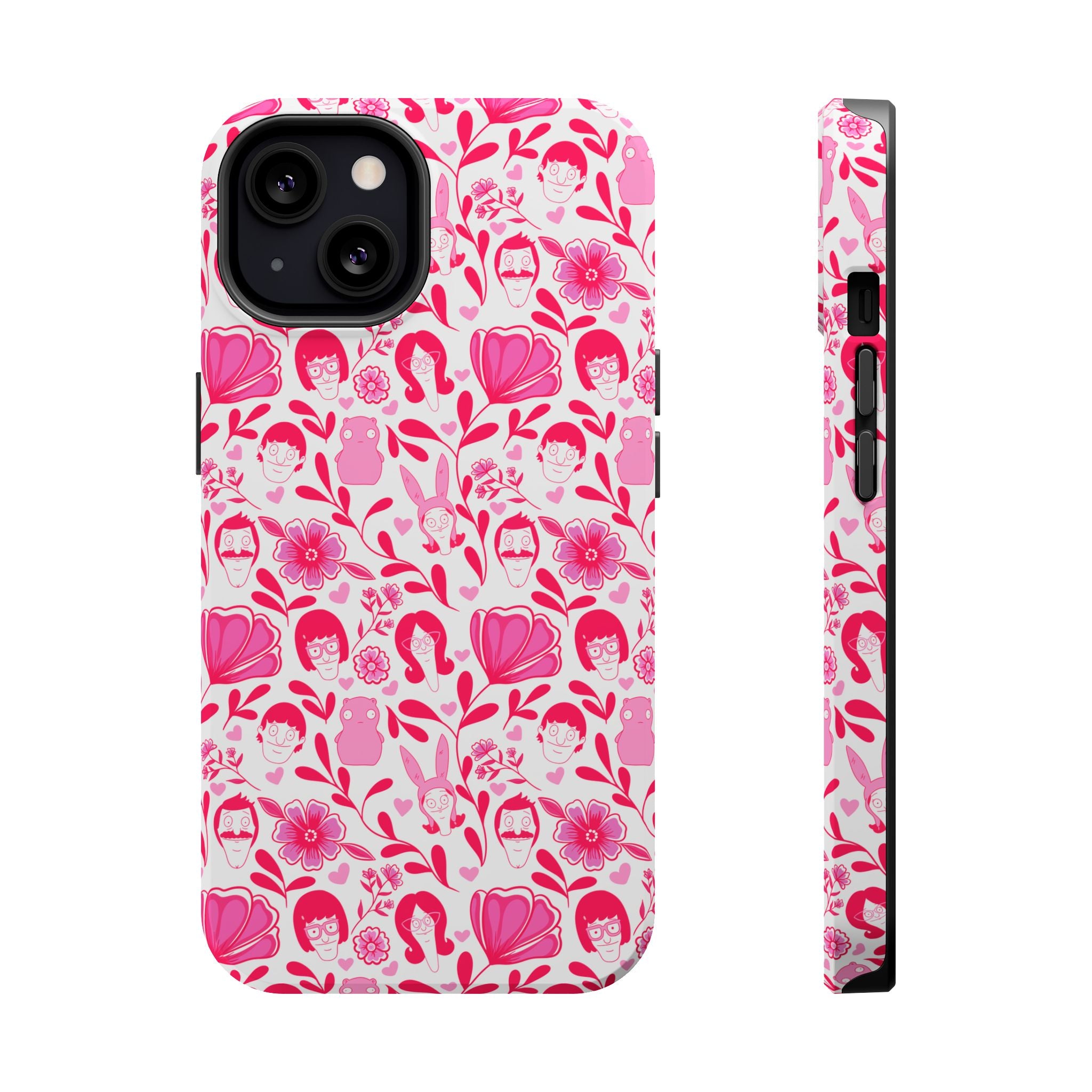Belcher's Fine China iPhone Case V1 Pink – Magnetic Impact-Resistant