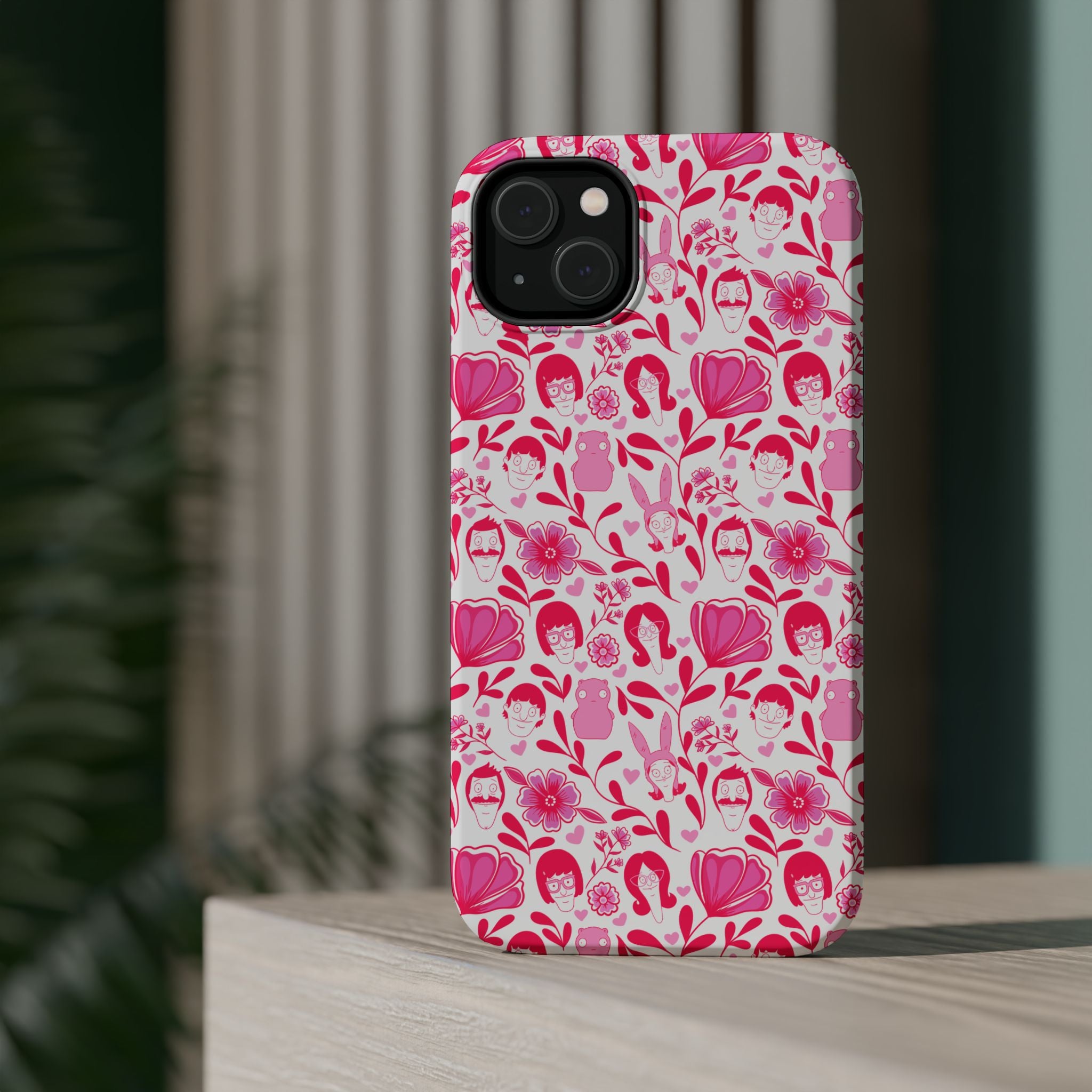 Belcher's Fine China iPhone Case V1 Pink – Magnetic Impact-Resistant