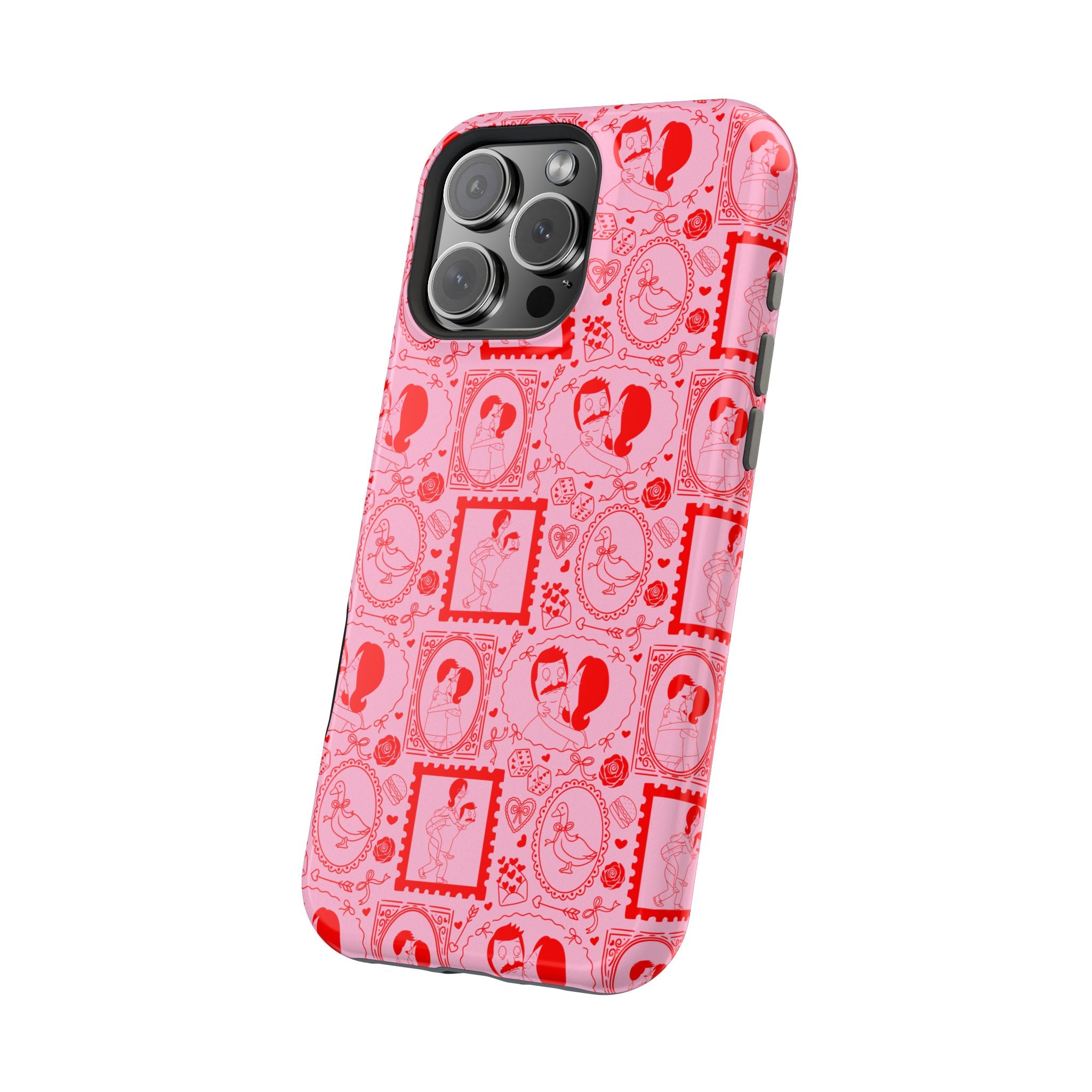 Linda & Bob Valentine's iPhone Case – Magnetic Impact-Resistant PINK